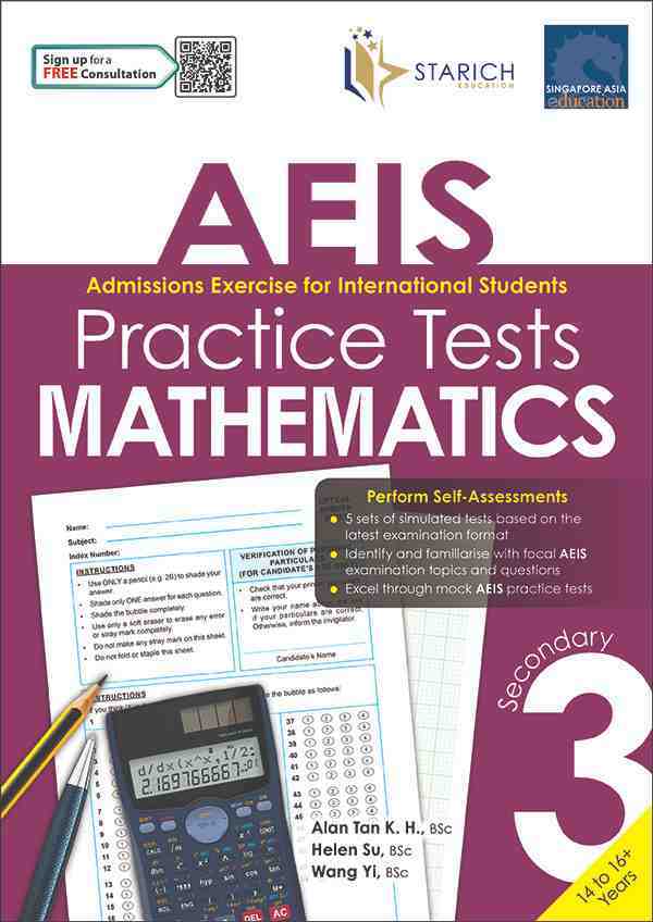 AEIS Practice Tests MATHEMATICS – Secondary 3 (14 to 16+ Years)