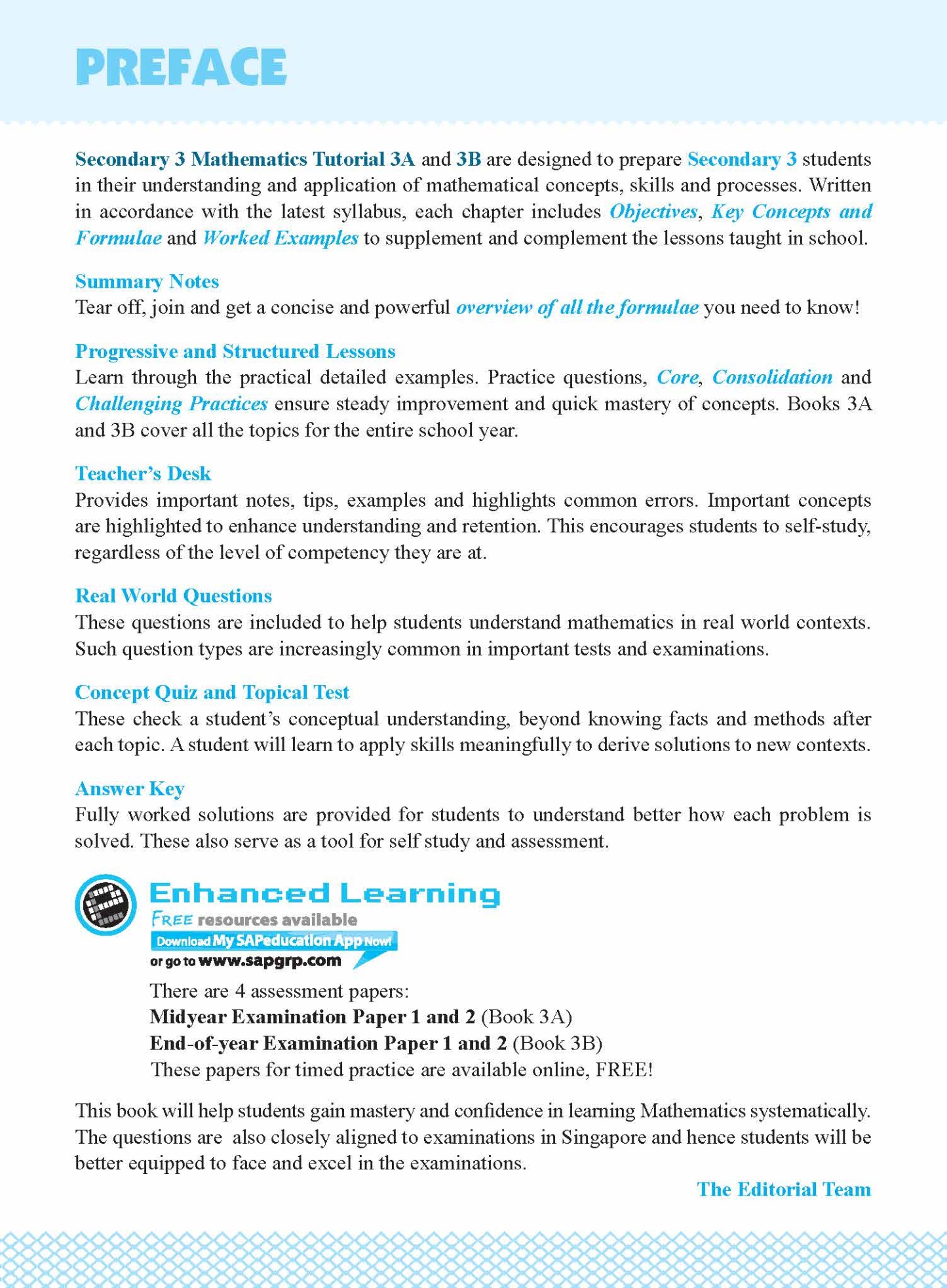 Secondary 3 Mathematics Tutorial 3A [G3]