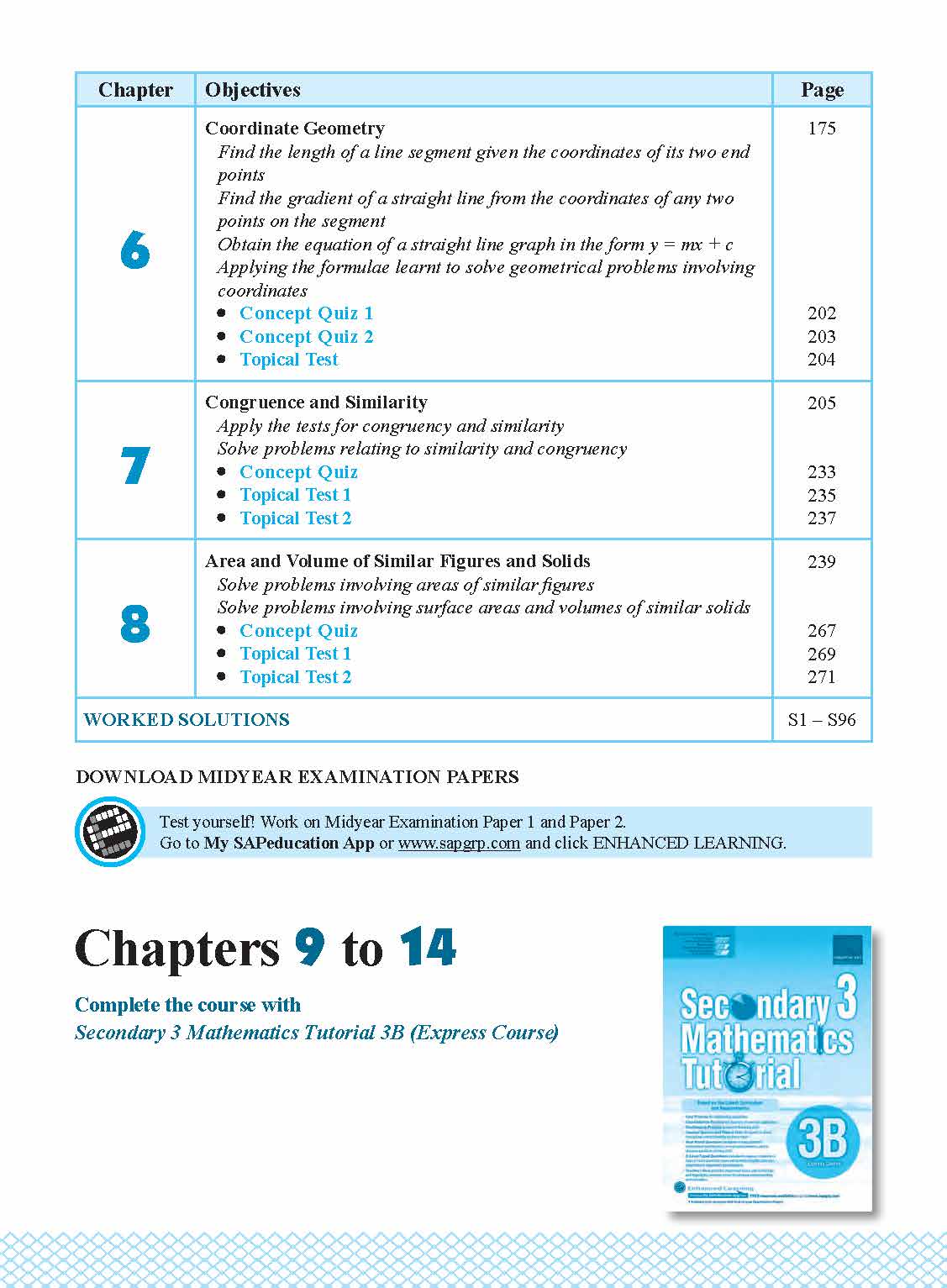 Secondary 3 Mathematics Tutorial 3A [G3]