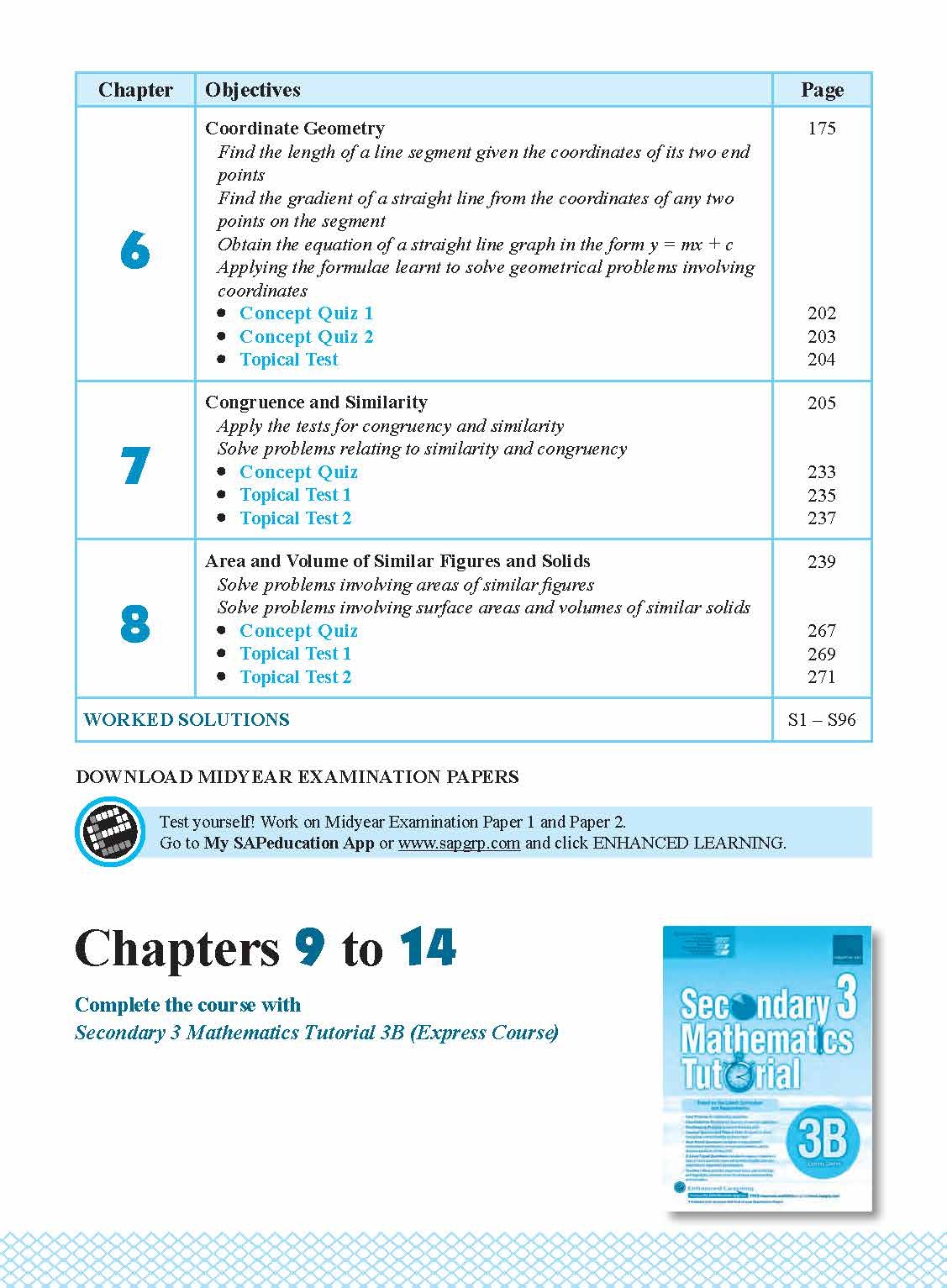 Secondary 3 Mathematics Tutorial 3A [G3]