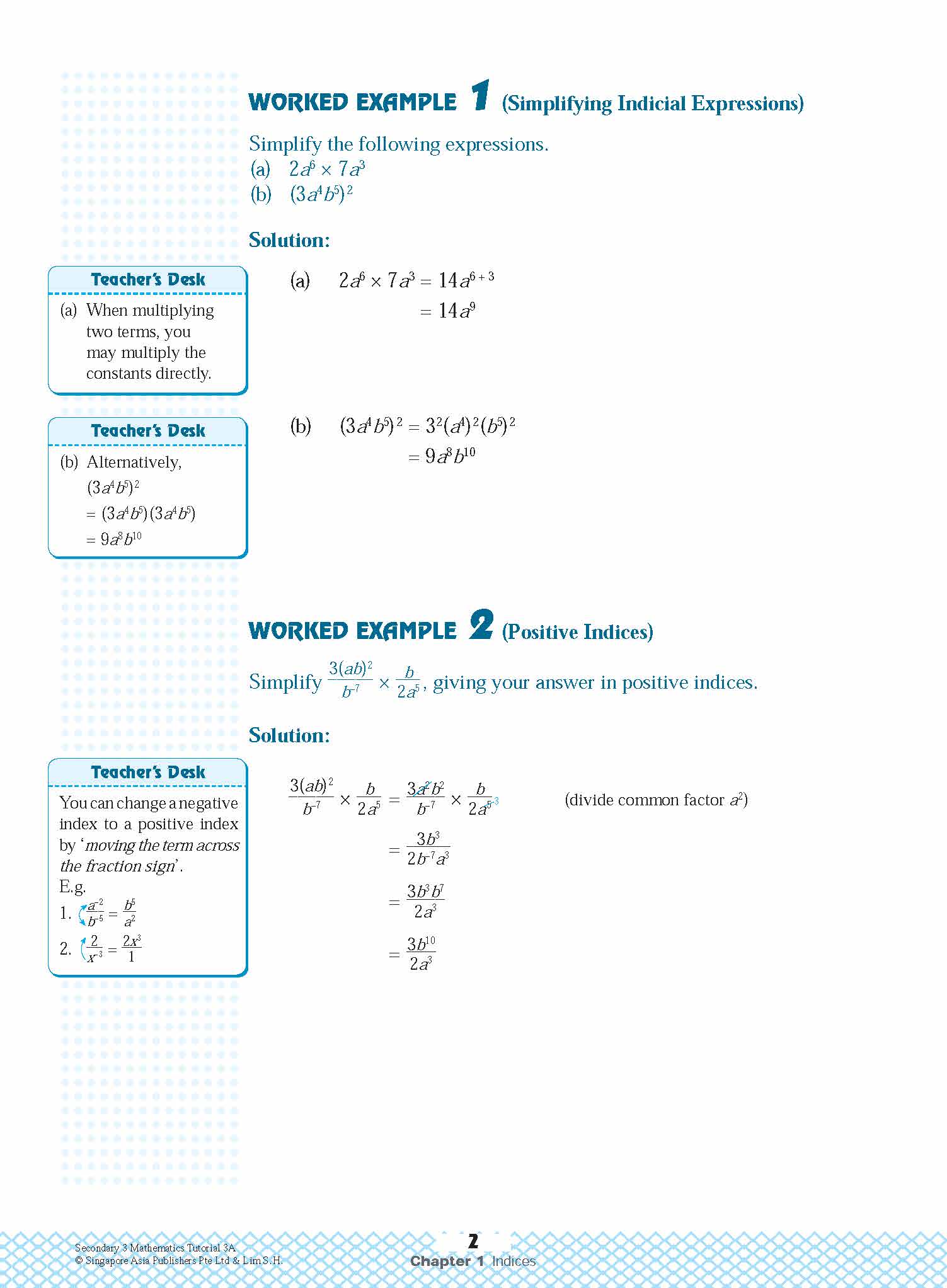 Secondary 3 Mathematics Tutorial 3A [G3]