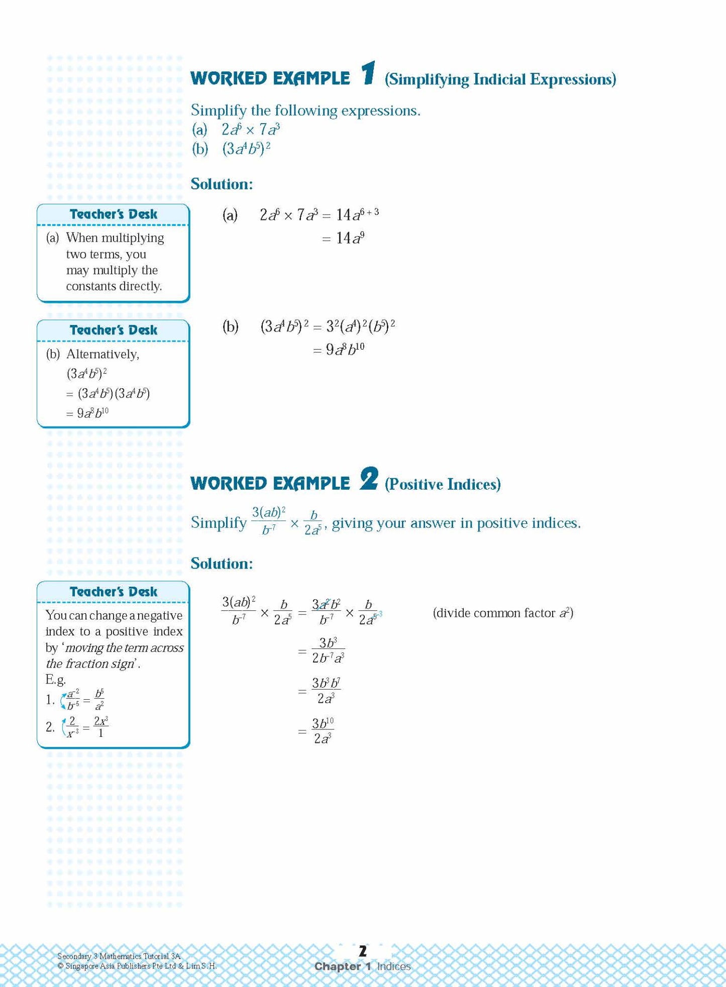 Secondary 3 Mathematics Tutorial 3A [G3]