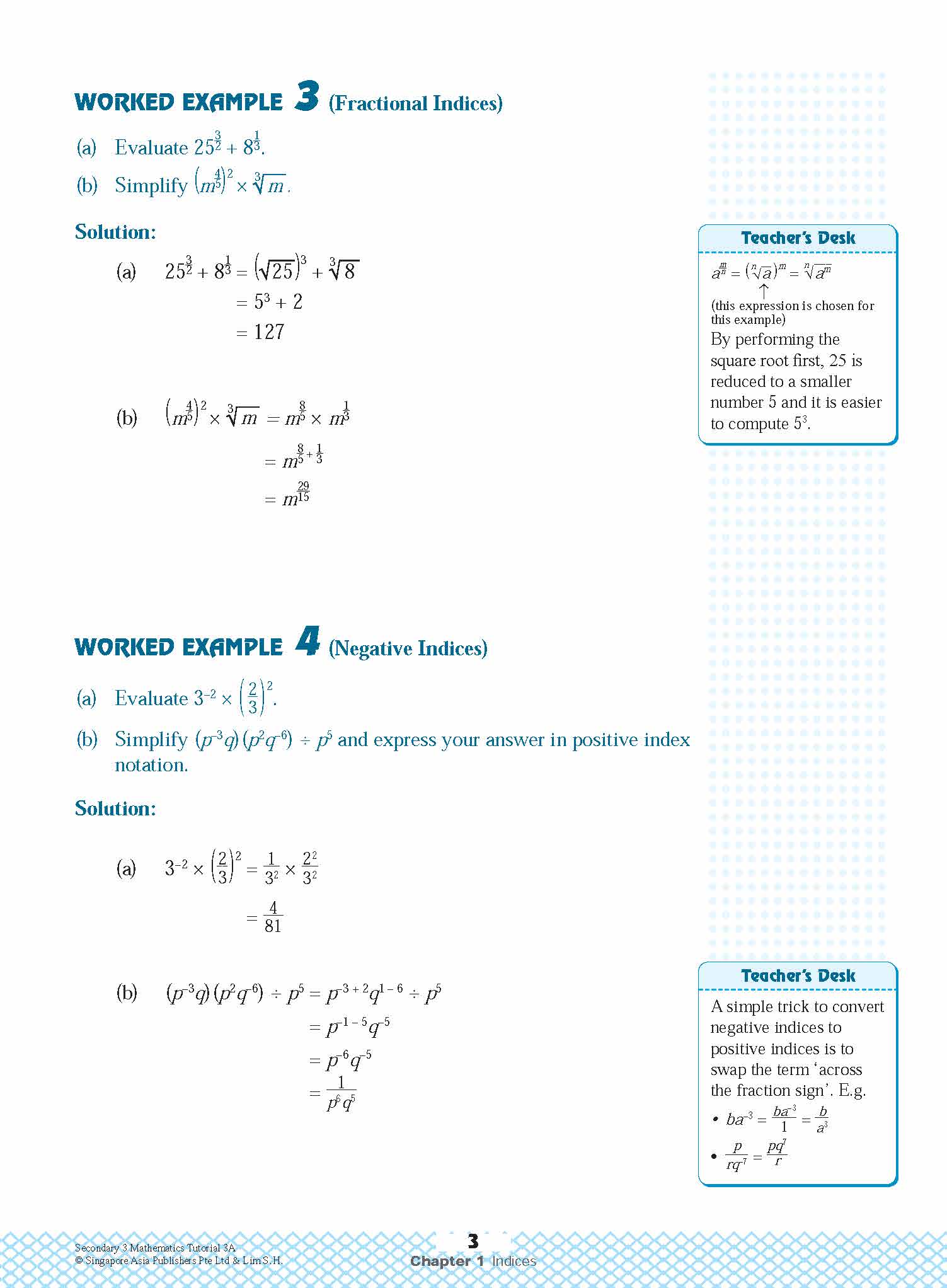 Secondary 3 Mathematics Tutorial 3A [G3]