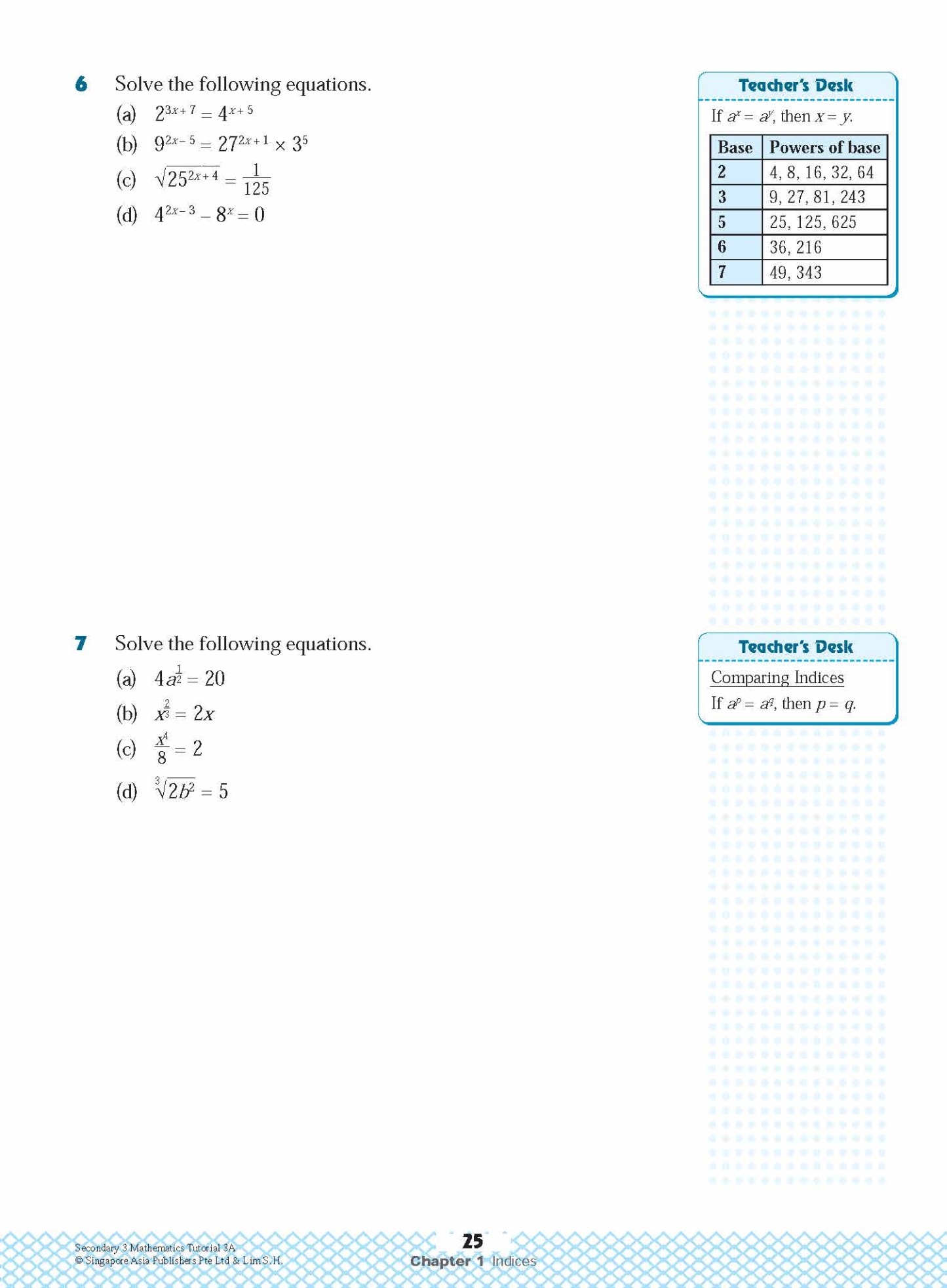 Secondary 3 Mathematics Tutorial 3A [G3]