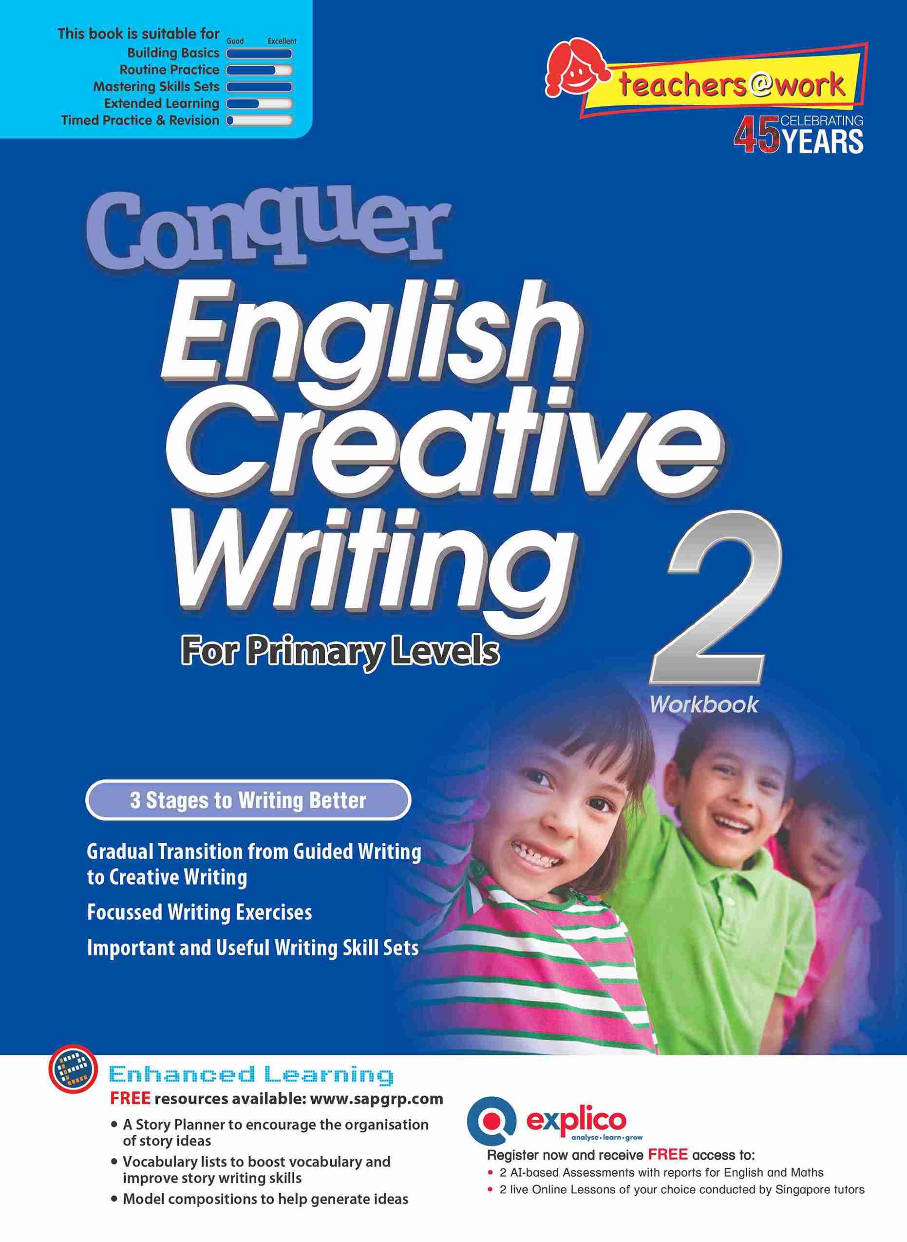 Conquer English Creative Writing For Primary Levels Workbook 2