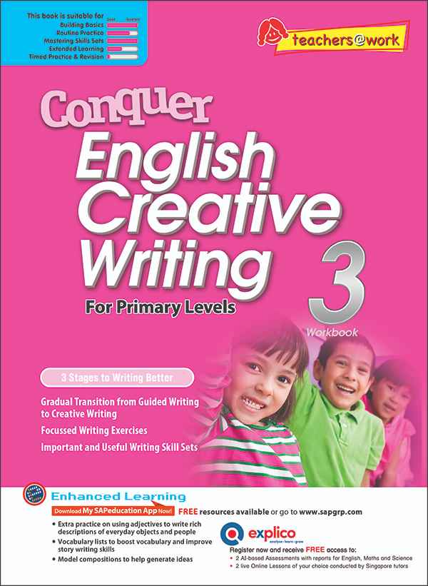 Conquer English Creative Writing For Primary Levels Workbook 3