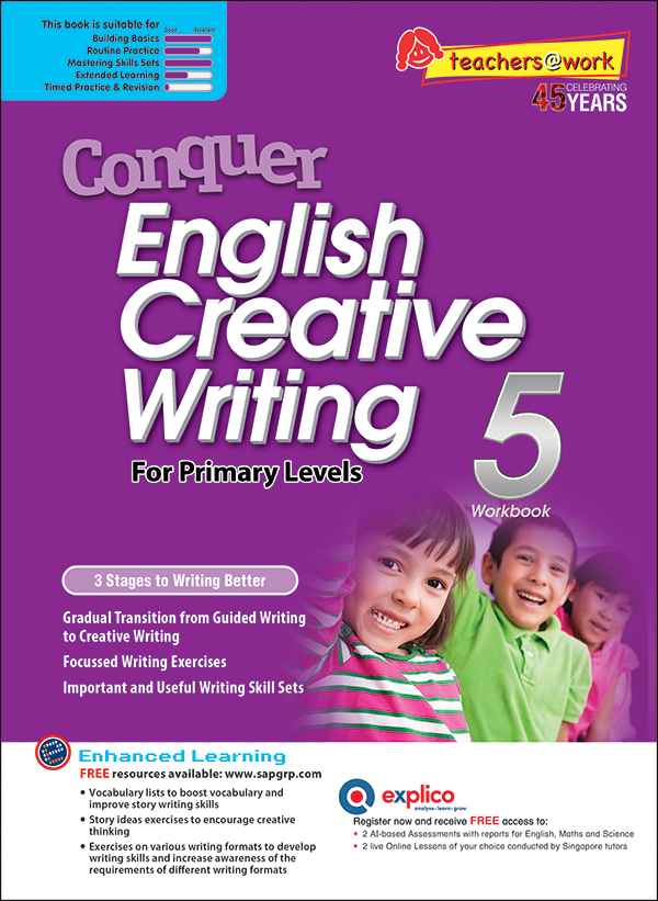 Conquer English Creative Writing For Primary Levels Workbook 5