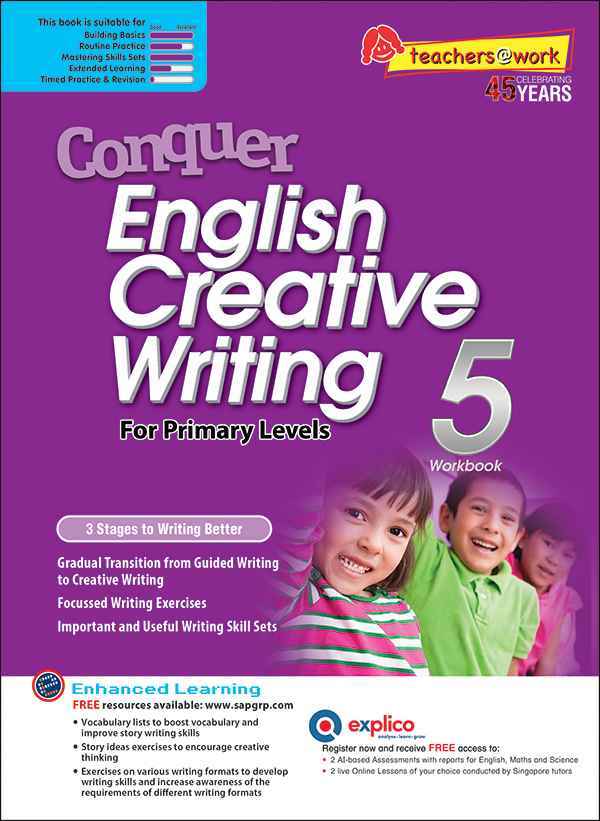 Conquer English Creative Writing For Primary Levels Workbook 5