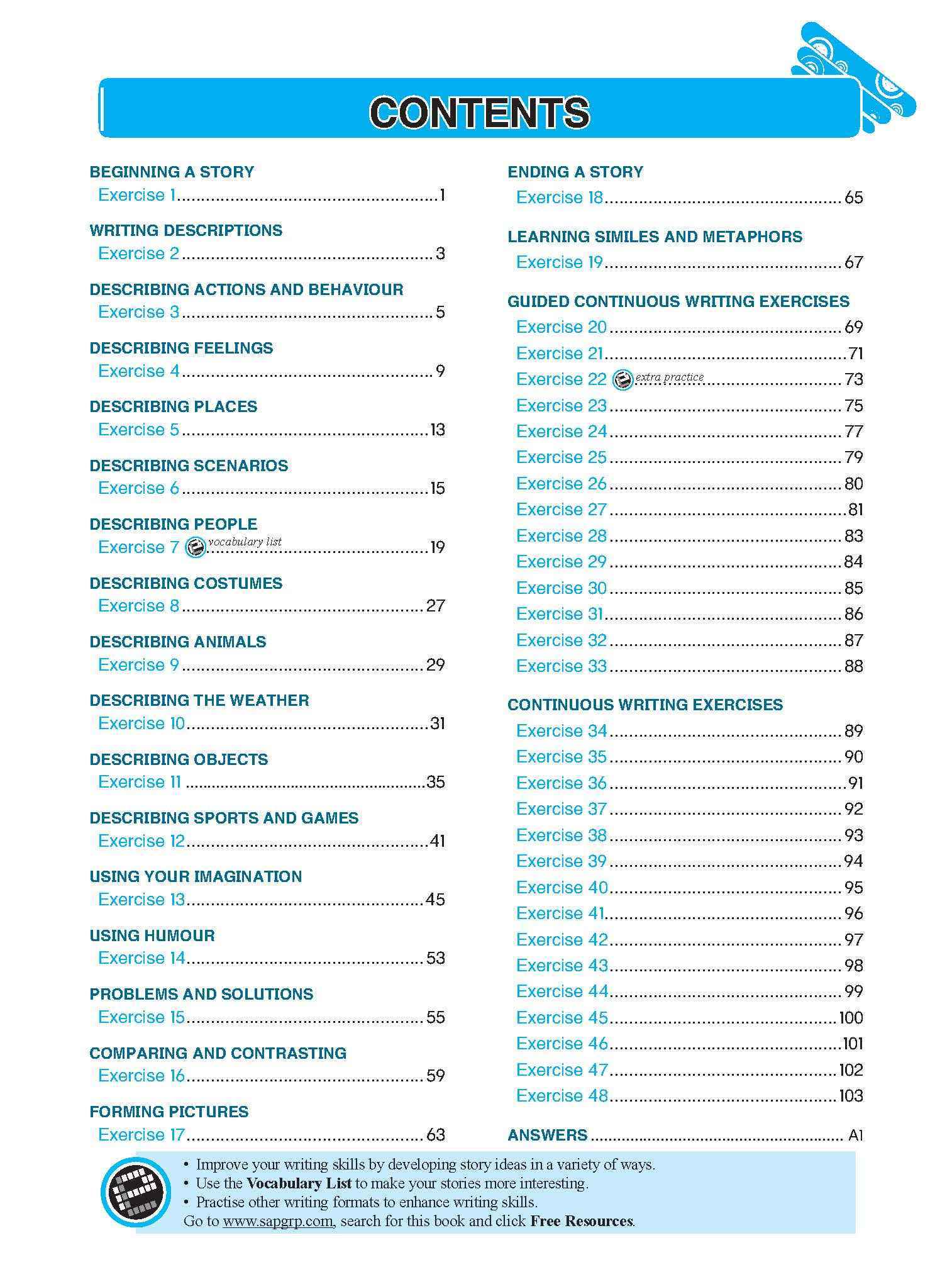 Conquer English Creative Writing For Primary Levels Workbook 5