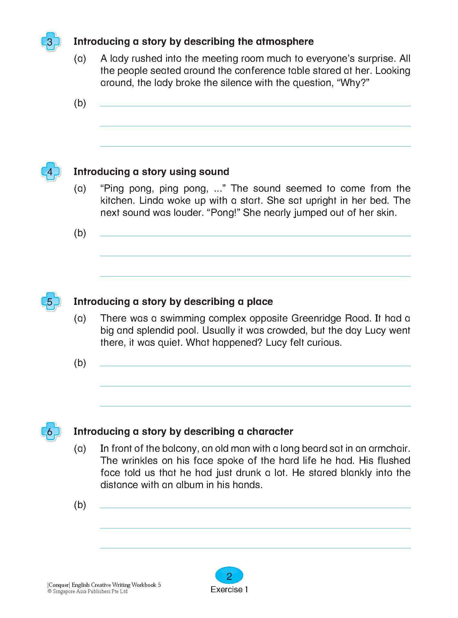 Conquer English Creative Writing For Primary Levels Workbook 5