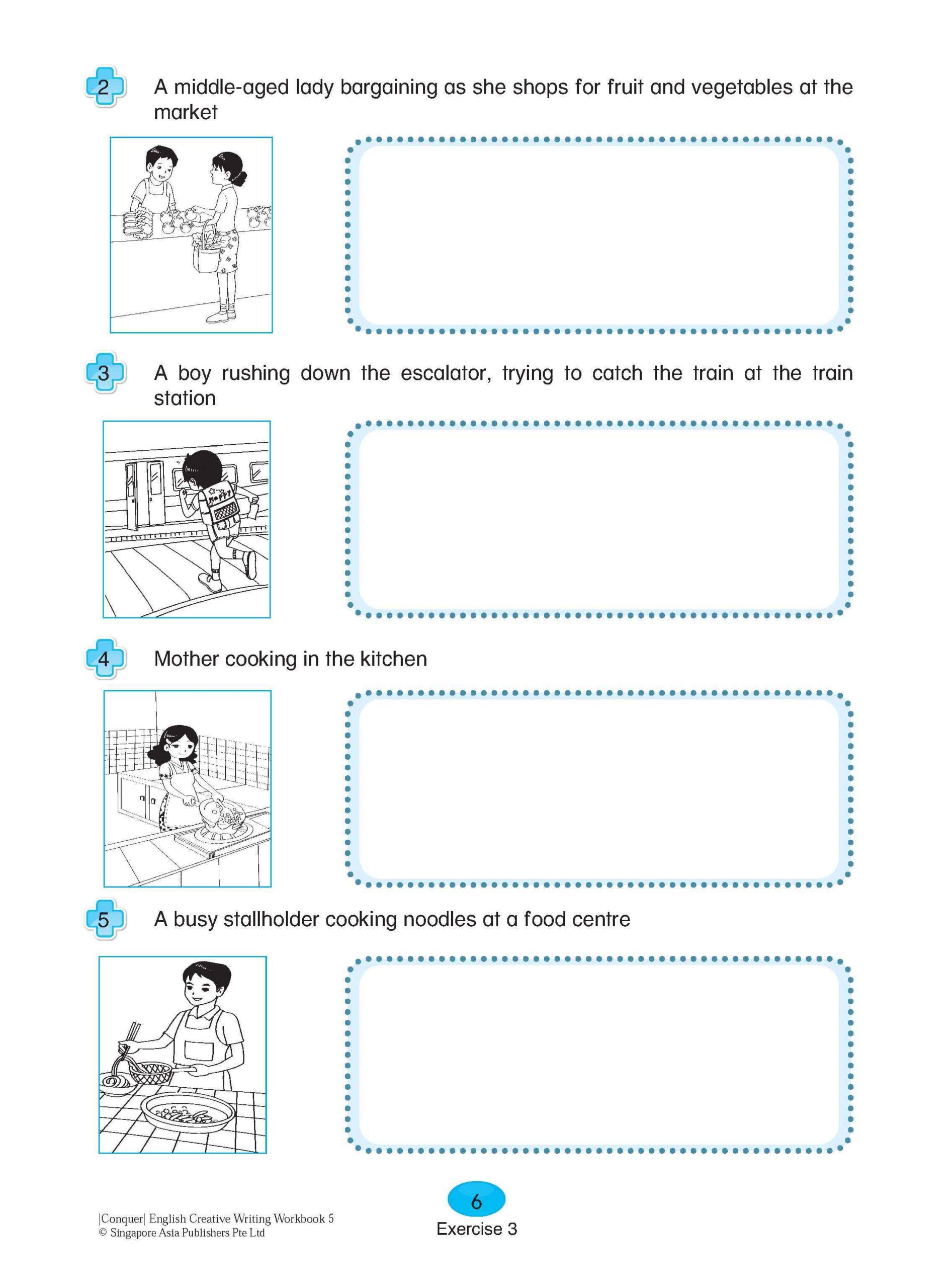 Conquer English Creative Writing For Primary Levels Workbook 5