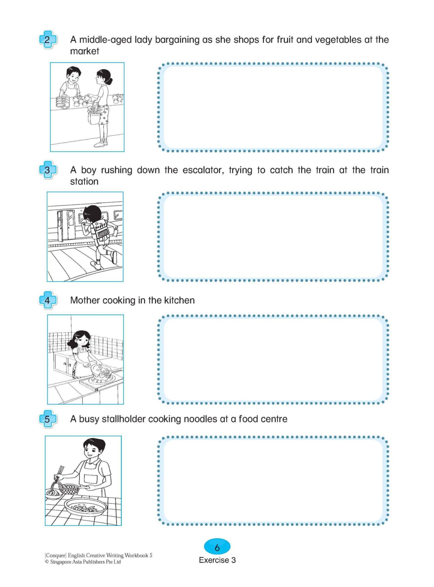 Conquer English Creative Writing For Primary Levels Workbook 5