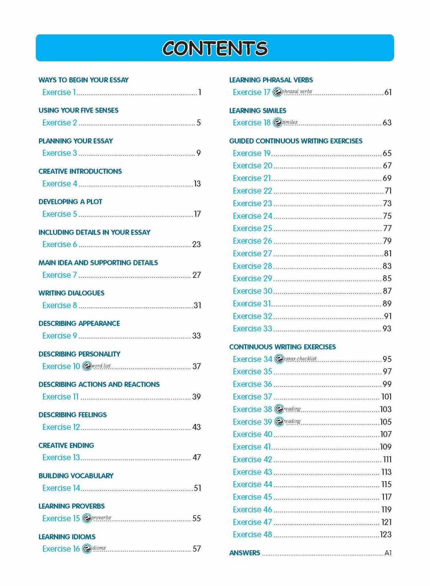 Conquer English Creative Writing Workbook 6