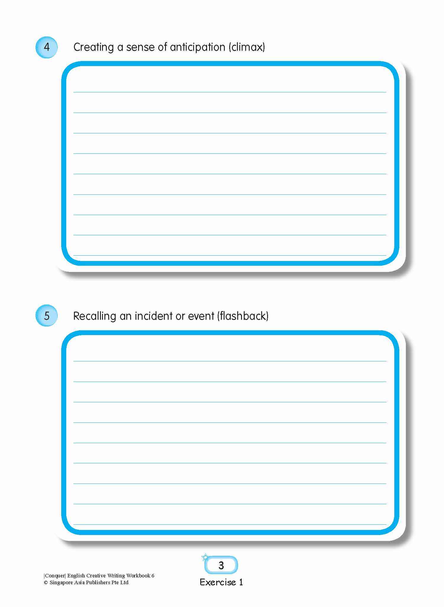 Conquer English Creative Writing Workbook 6