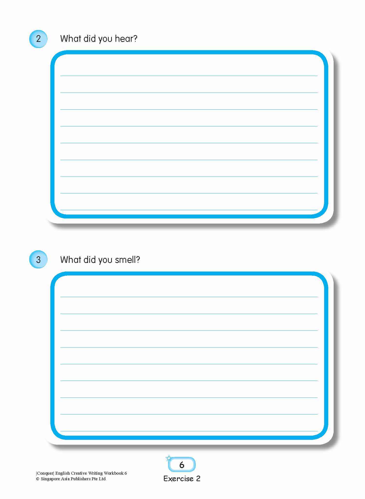 Conquer English Creative Writing Workbook 6