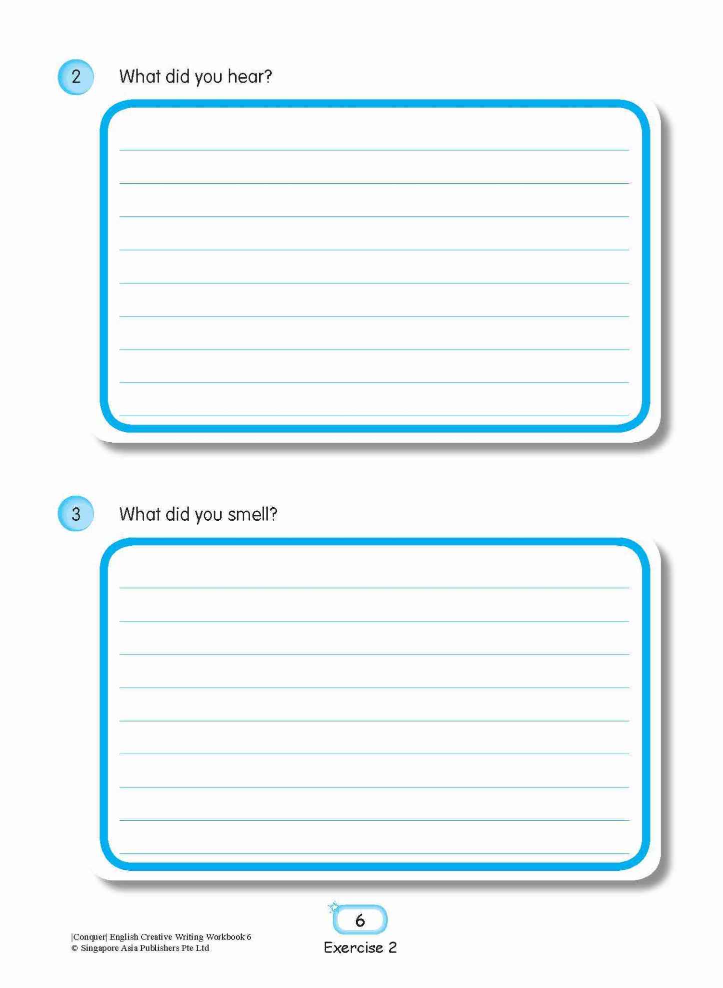 Conquer English Creative Writing Workbook 6