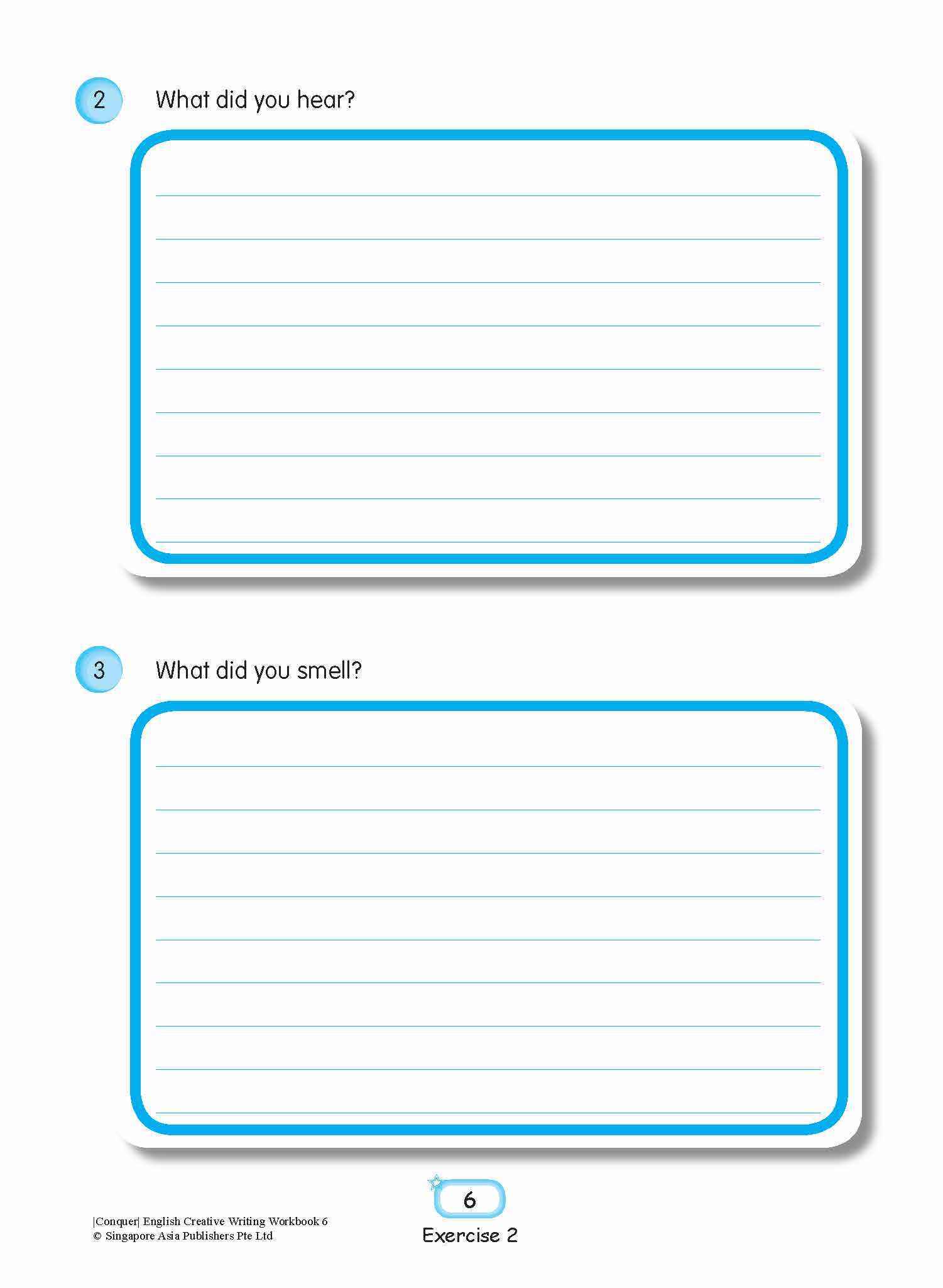 Conquer English Creative Writing Workbook 6