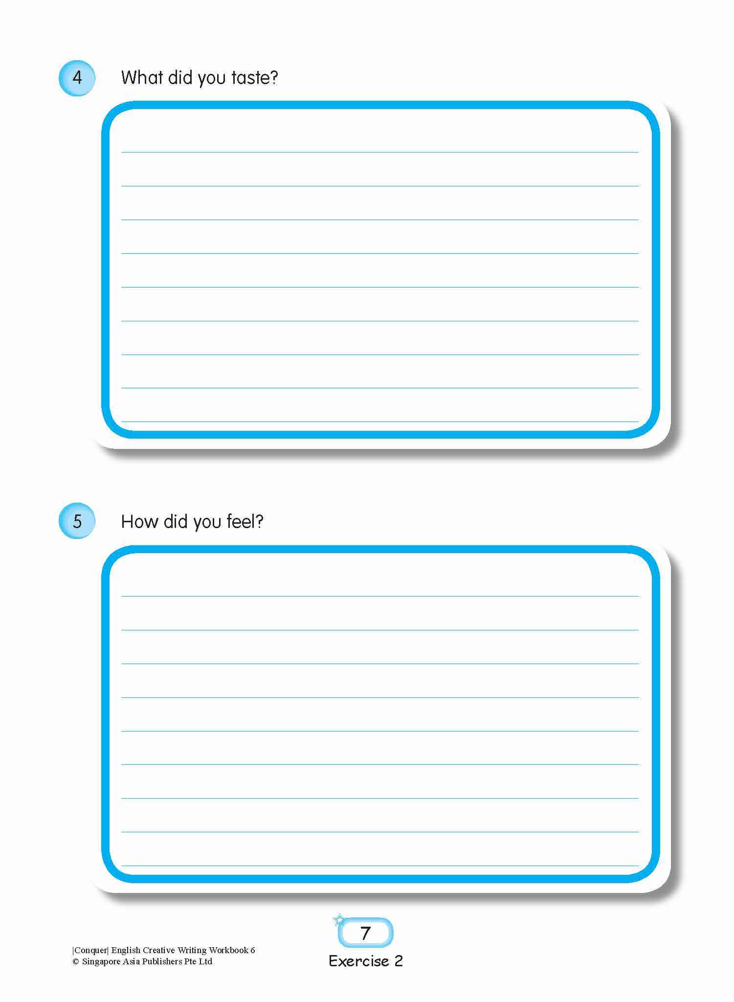 Conquer English Creative Writing Workbook 6