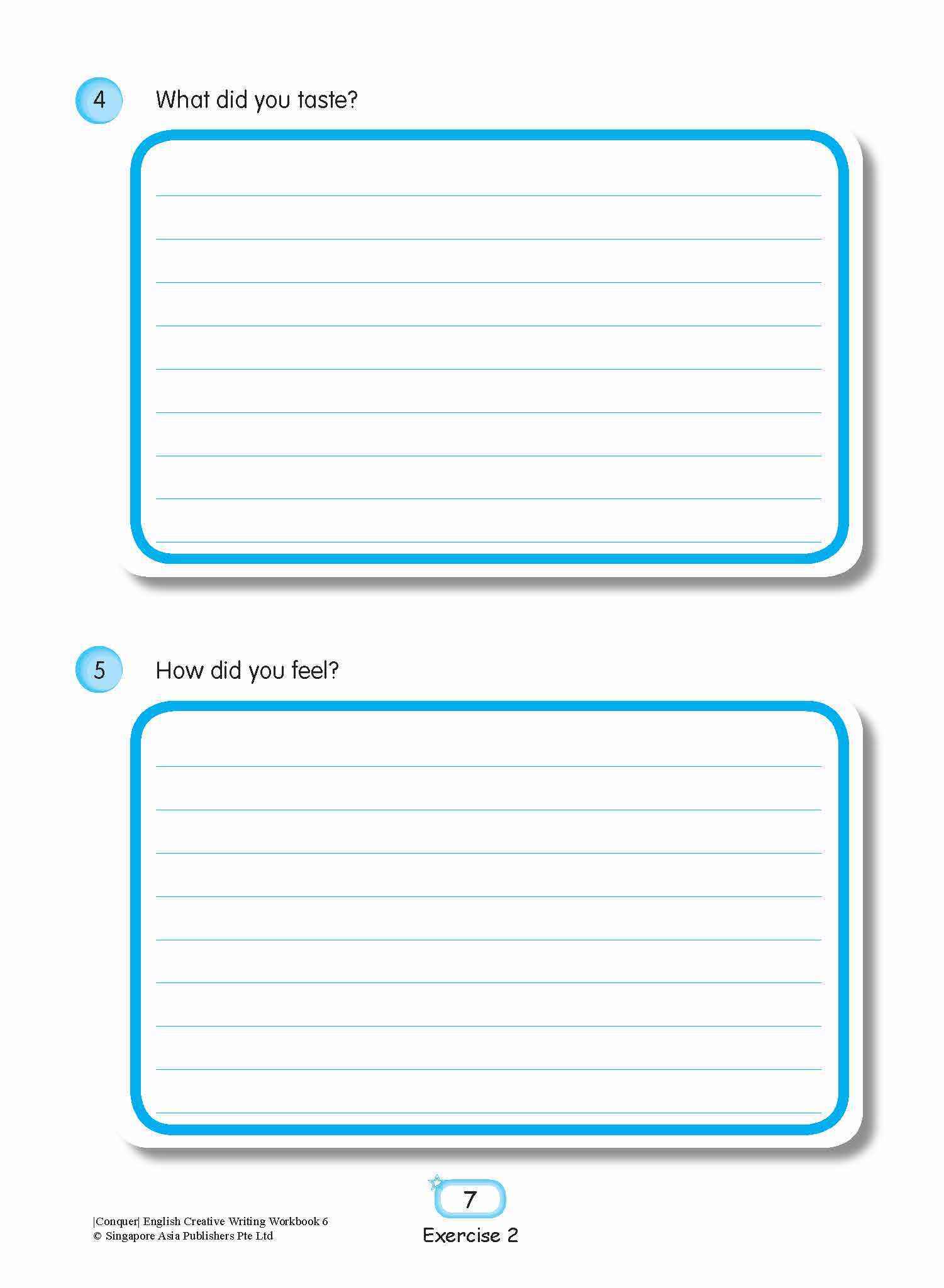 Conquer English Creative Writing Workbook 6