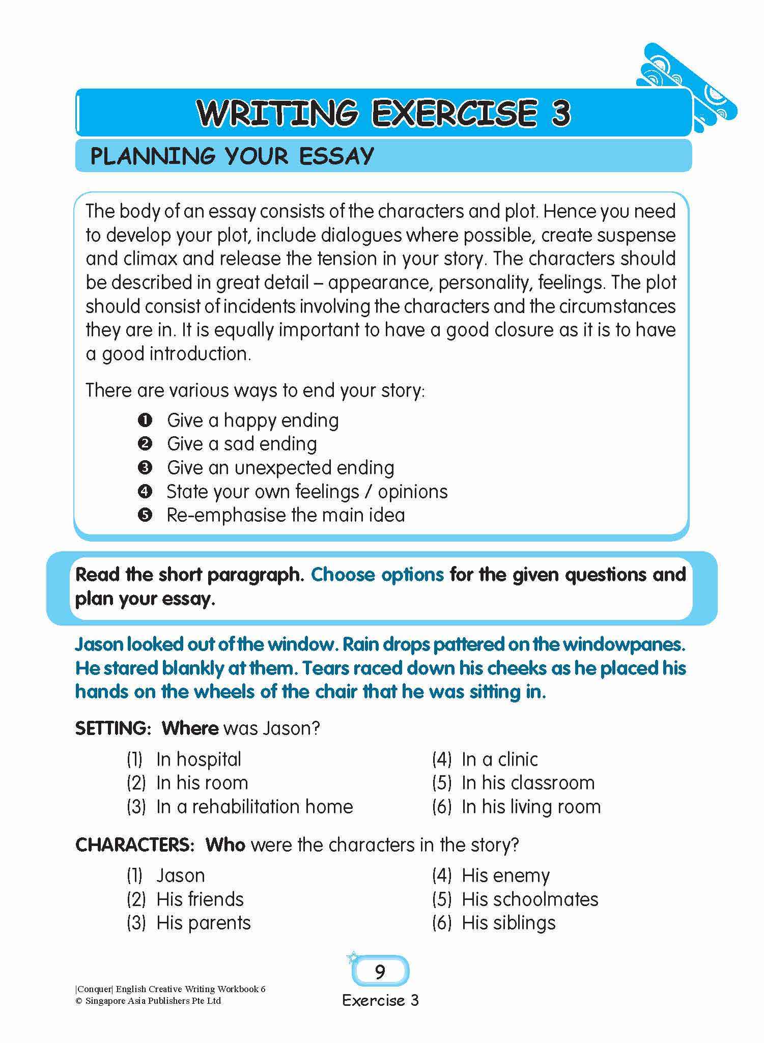 Conquer English Creative Writing Workbook 6