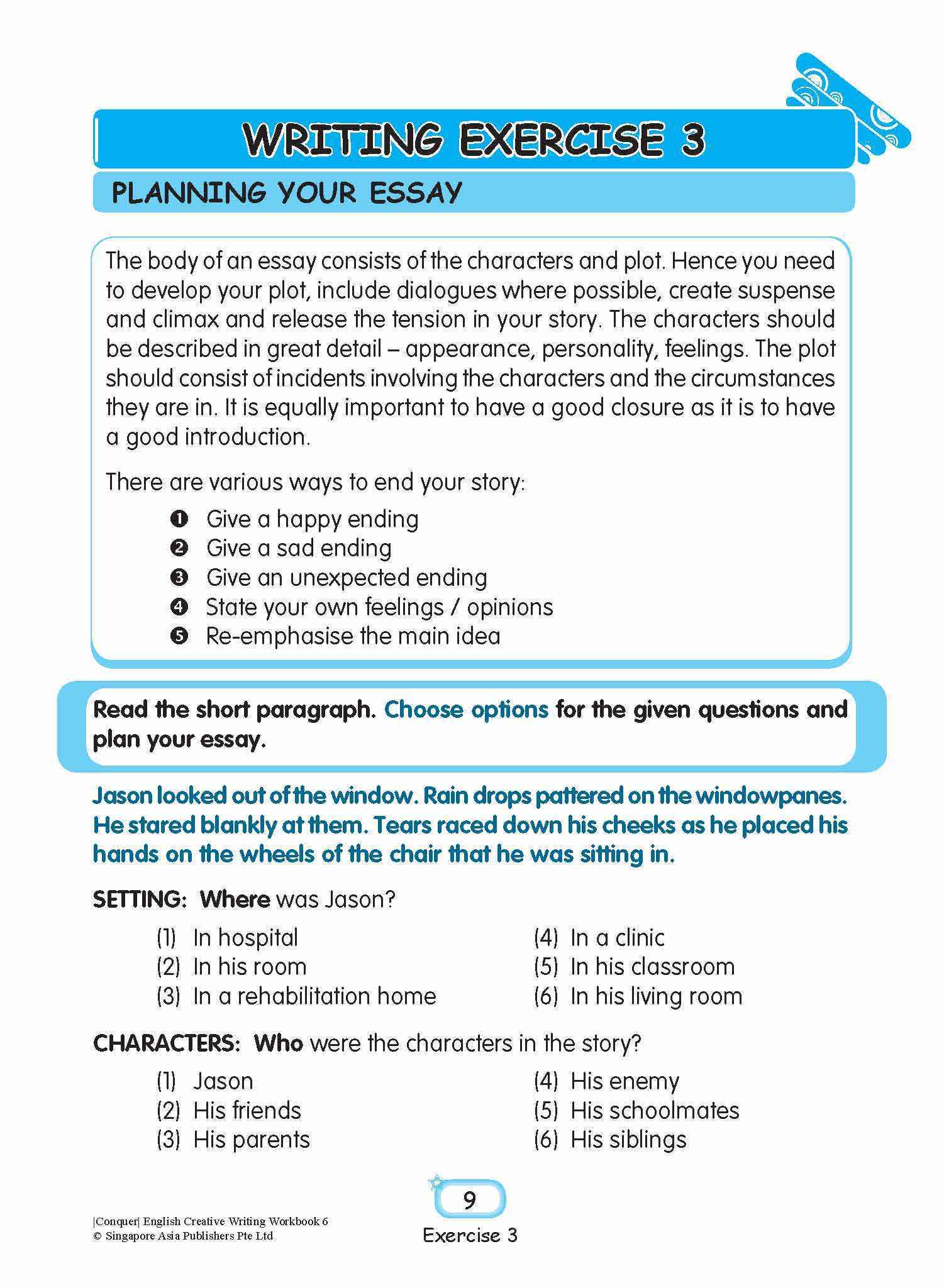 Conquer English Creative Writing Workbook 6