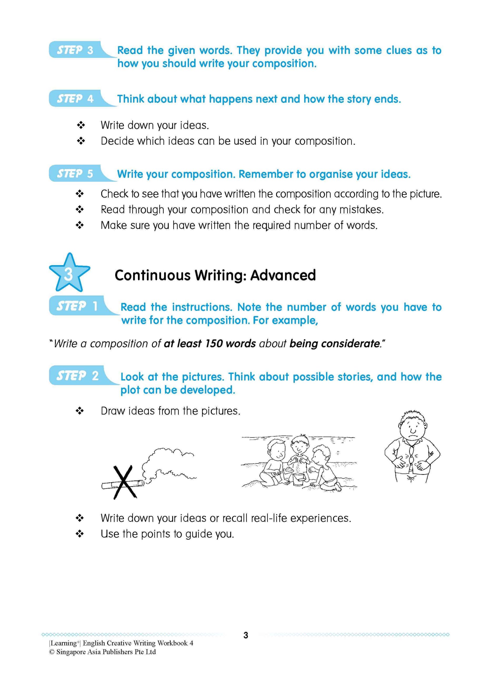 LEARNING+ ENGLISH CREATIVE WRITING Workbook 4