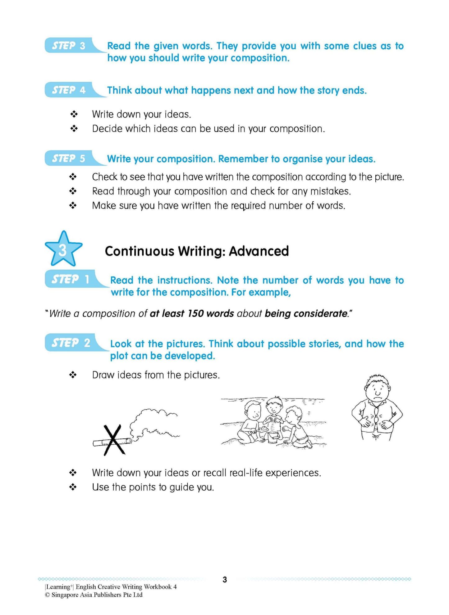 LEARNING+ ENGLISH CREATIVE WRITING Workbook 4