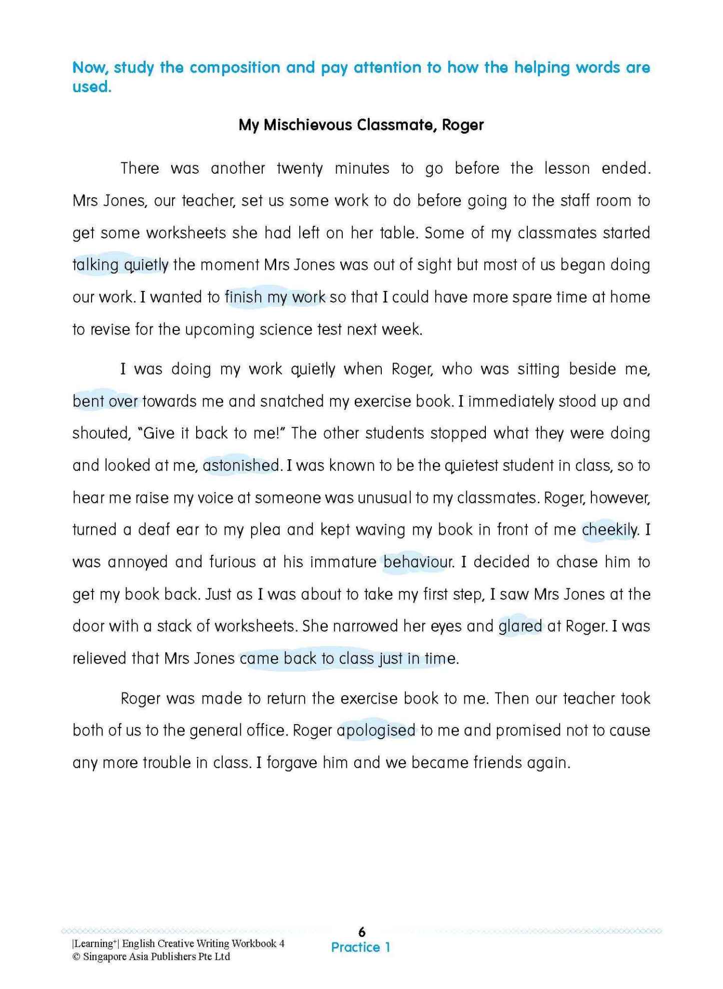 LEARNING+ ENGLISH CREATIVE WRITING Workbook 4