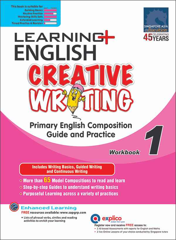 LEARNING+ ENGLISH CREATIVE WRITING Workbook 1