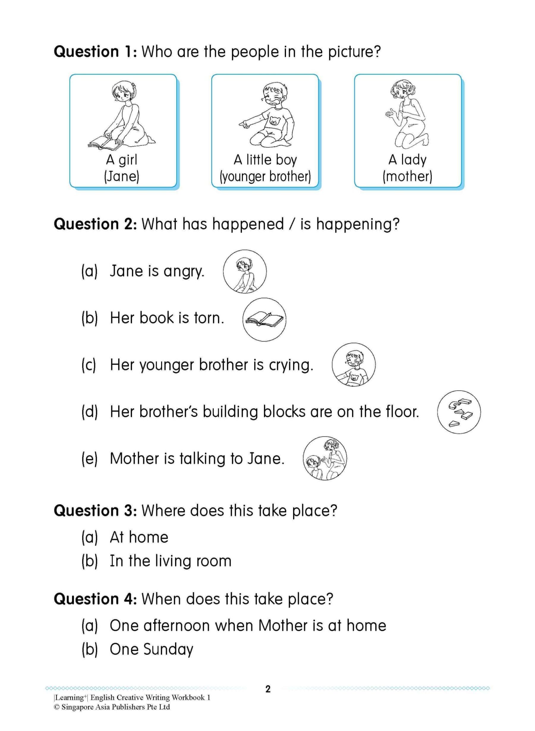 LEARNING+ ENGLISH CREATIVE WRITING Workbook 1