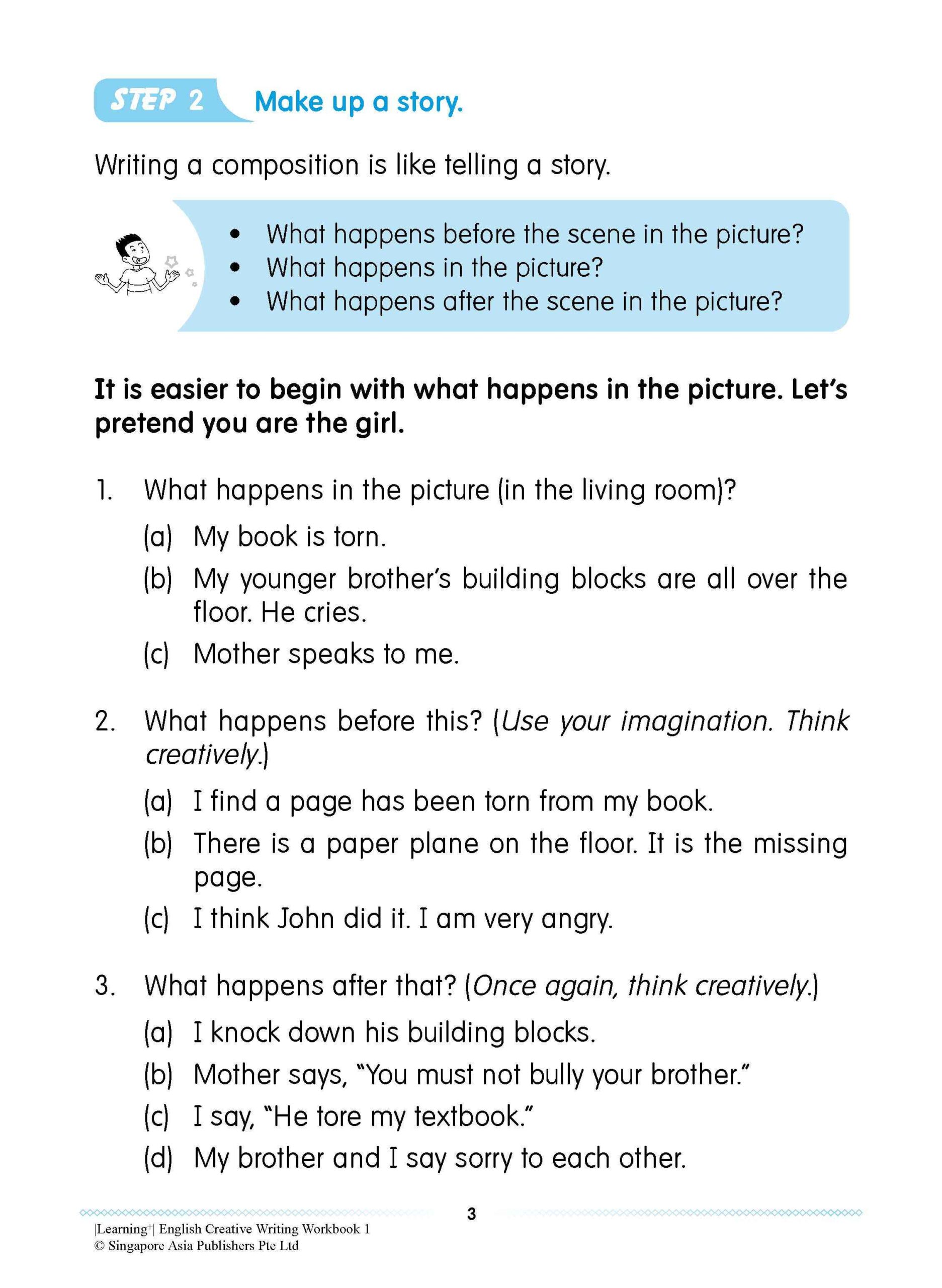 LEARNING+ ENGLISH CREATIVE WRITING Workbook 1