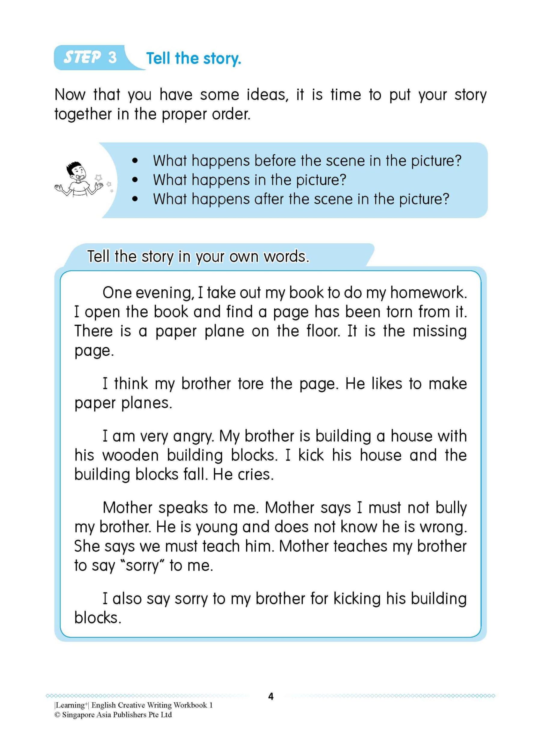 LEARNING+ ENGLISH CREATIVE WRITING Workbook 1