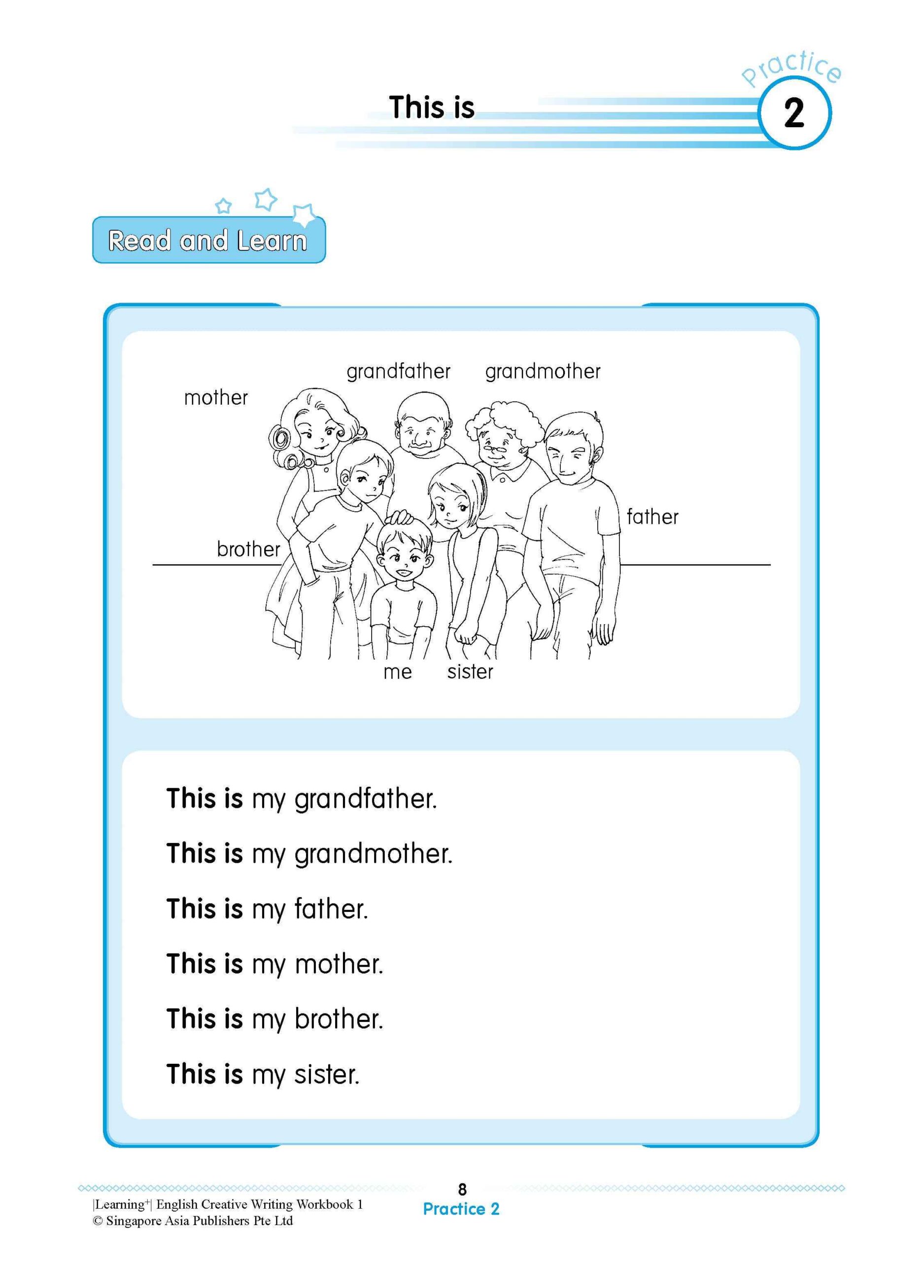 LEARNING+ ENGLISH CREATIVE WRITING Workbook 1