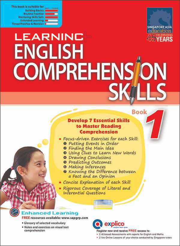 LEARNING+ ENGLISH COMPREHENSION SKILLS Book 1