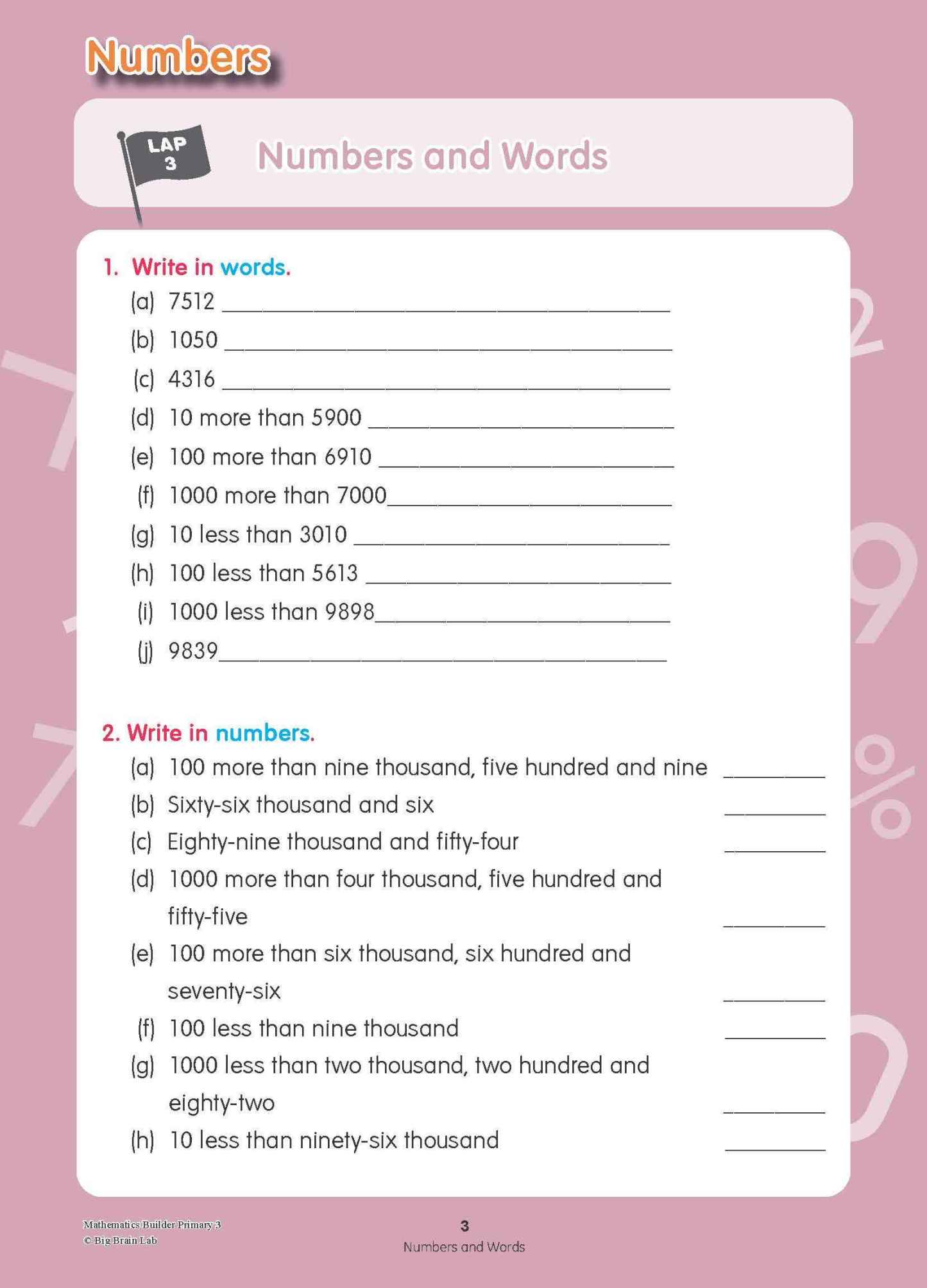 Mathematics Builder Primary 3