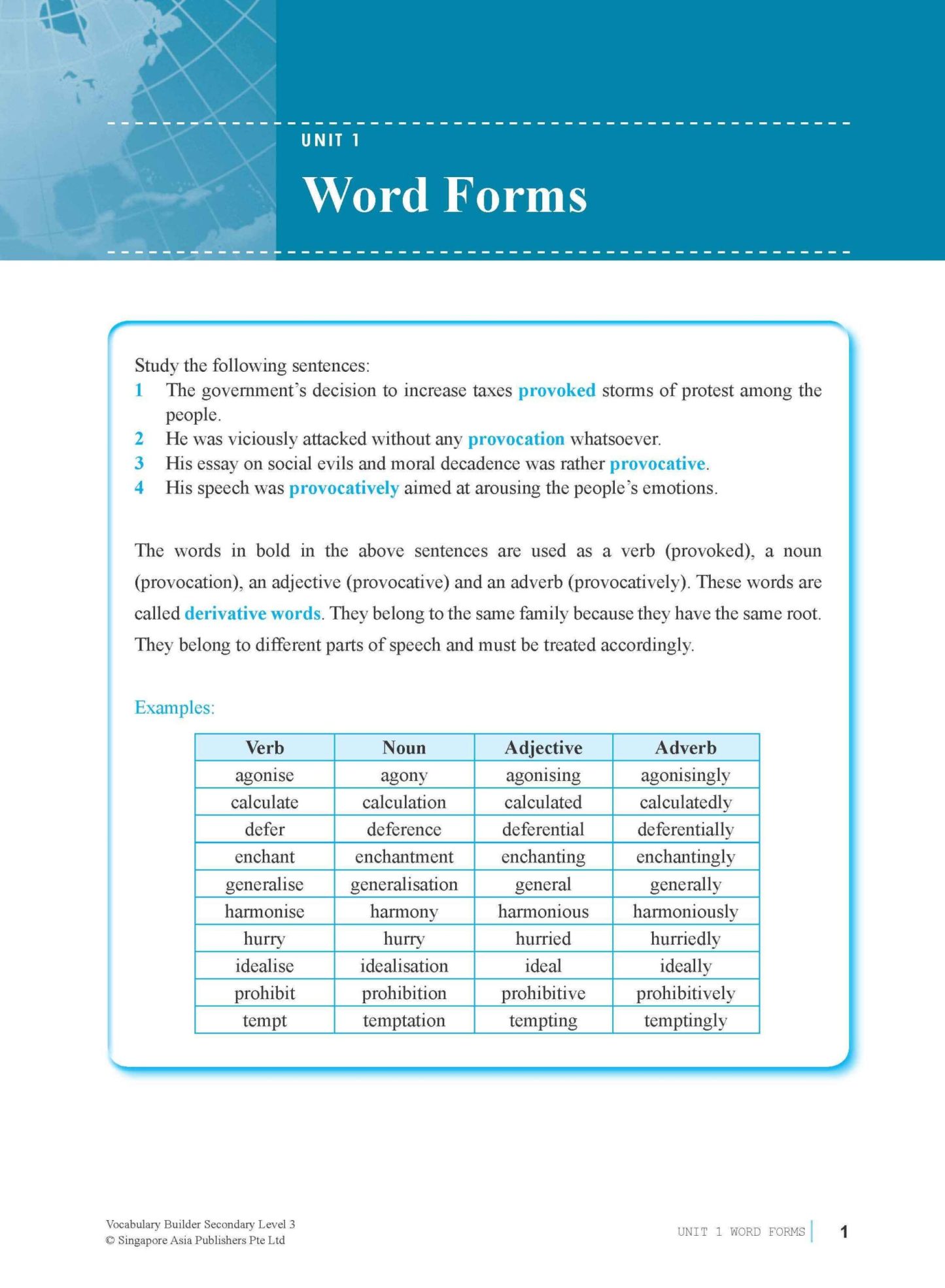 Vocabulary Builder Secondary Level 3