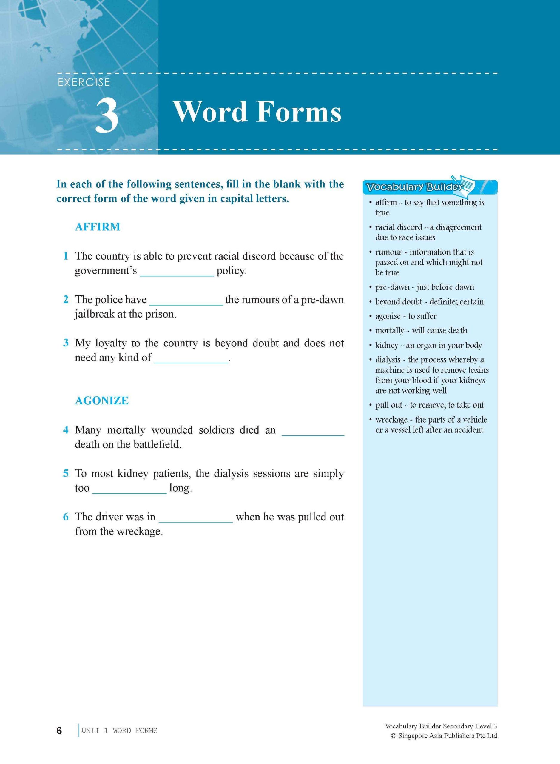 Vocabulary Builder Secondary Level 3
