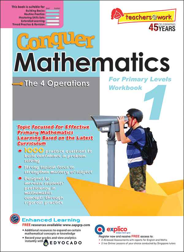 Conquer Mathematics The 4 Operations Workbook 1