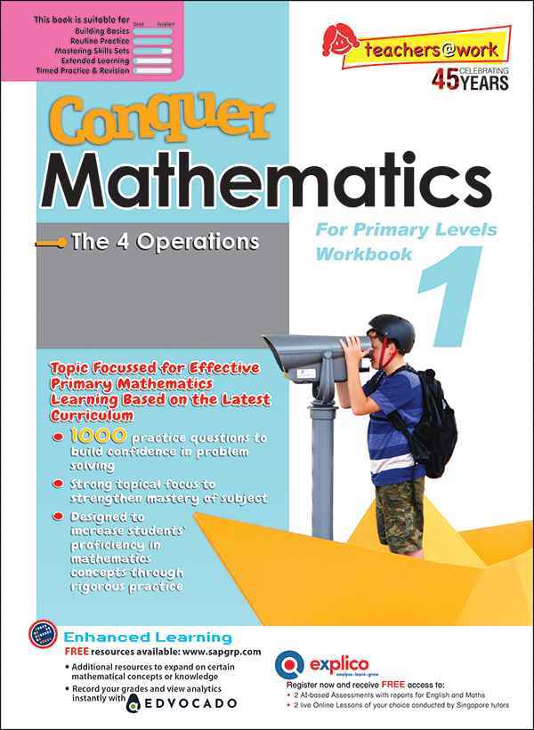 Conquer Mathematics The 4 Operations Workbook 1