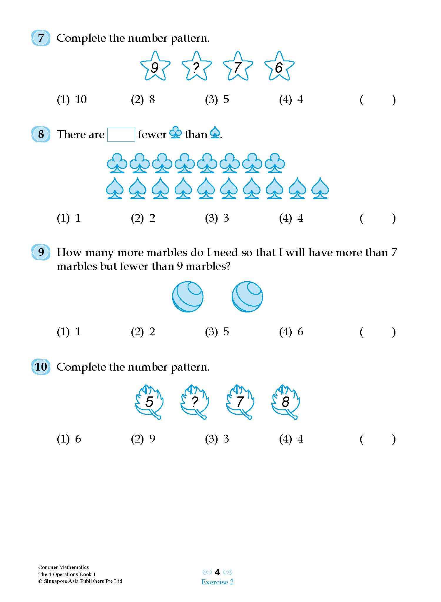 Conquer Mathematics The 4 Operations Workbook 1
