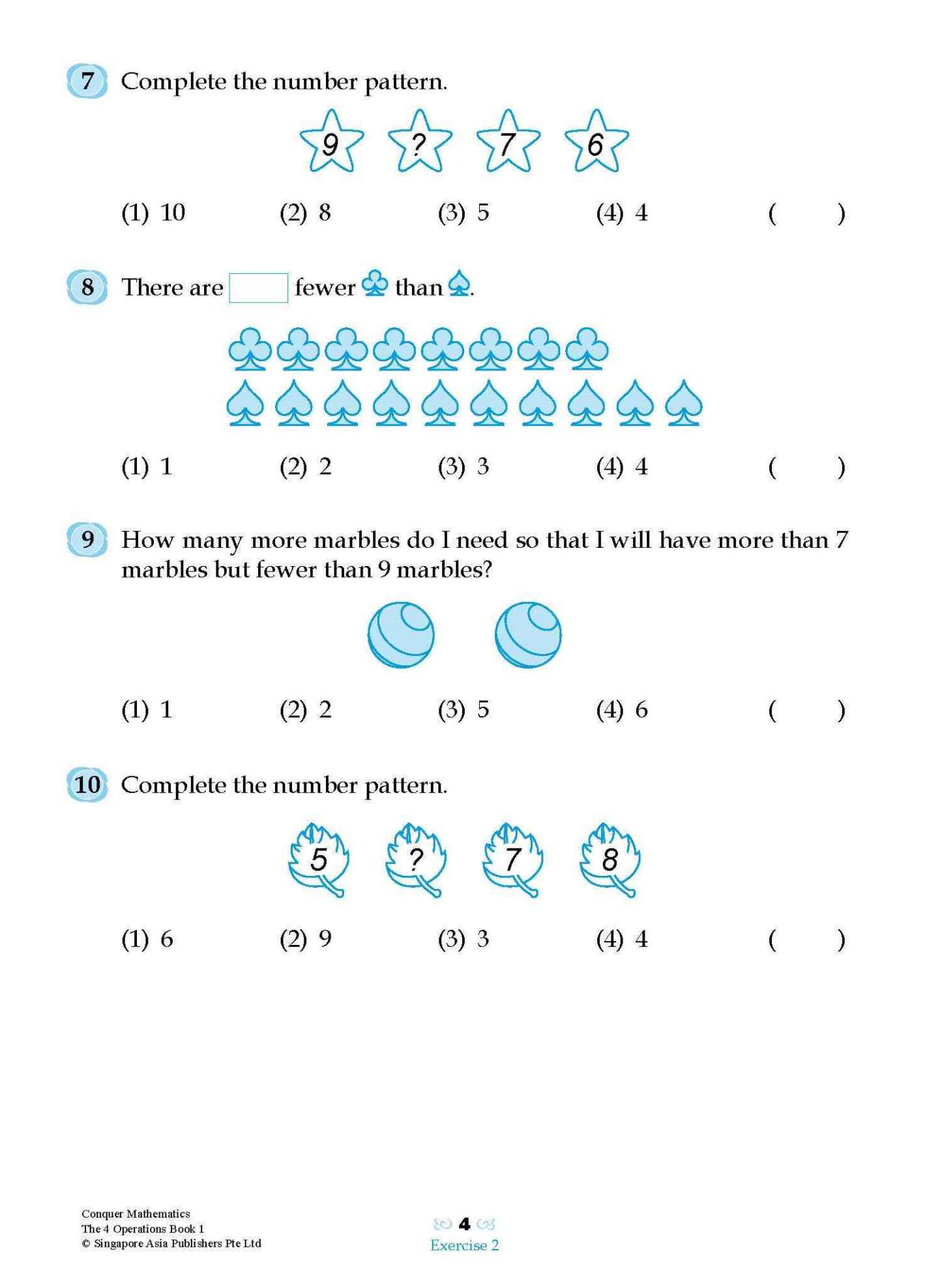 Conquer Mathematics The 4 Operations Workbook 1