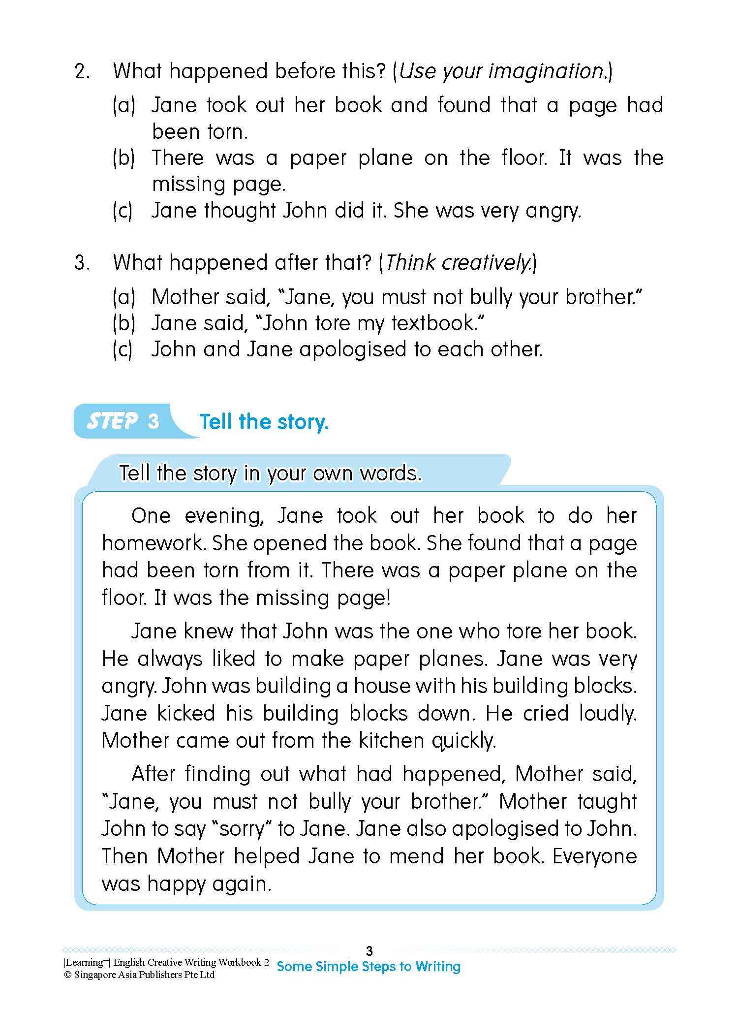LEARNING+ ENGLISH CREATIVE WRITING Workbook 2