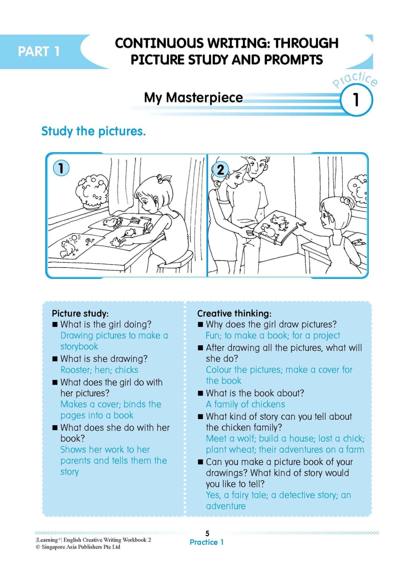 LEARNING+ ENGLISH CREATIVE WRITING Workbook 2