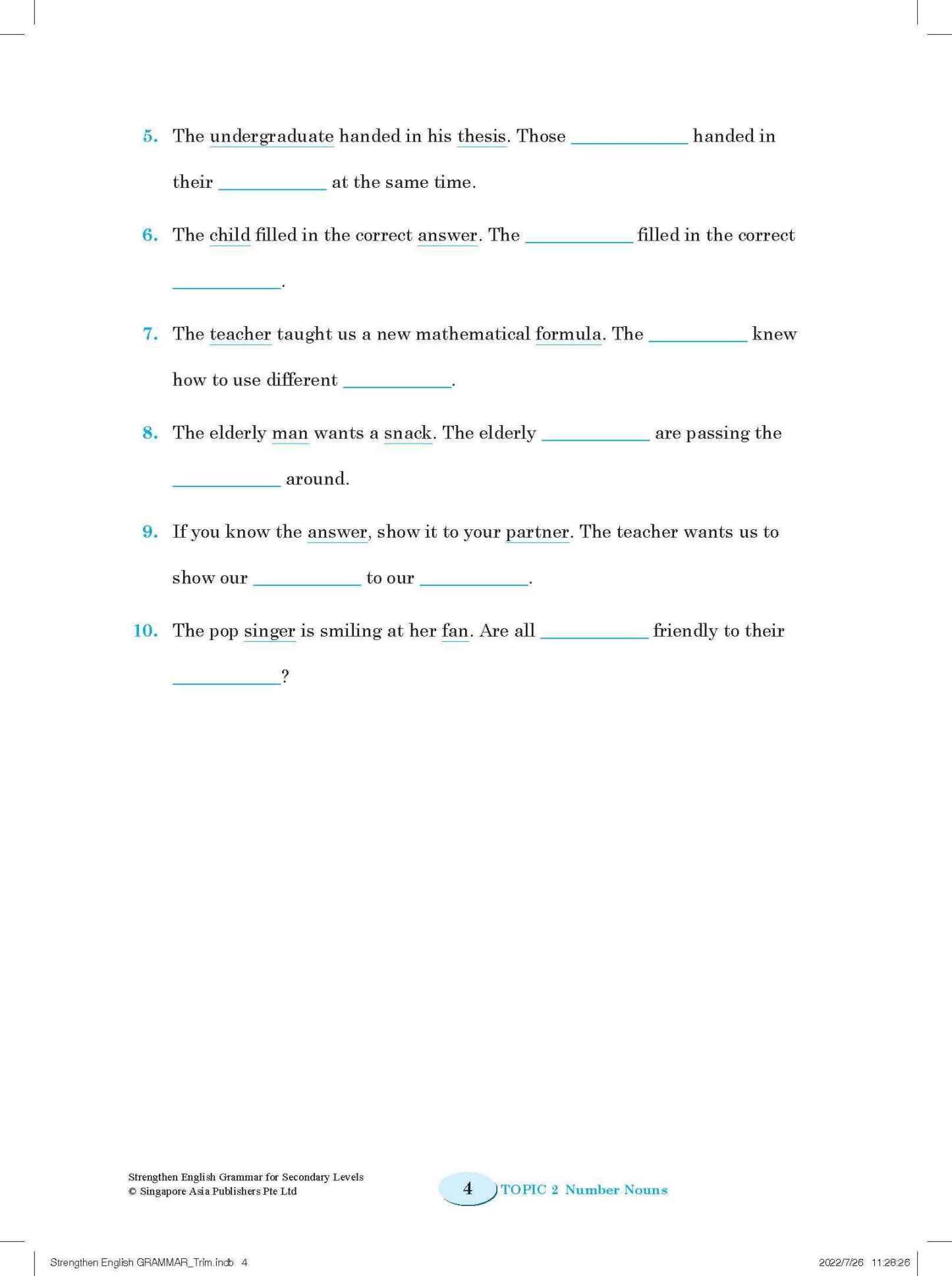 Strengthen English GRAMMAR FOR SECONDARY LEVELS