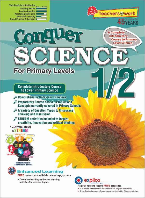 Conquer SCIENCE For Primary Levels 1/2
