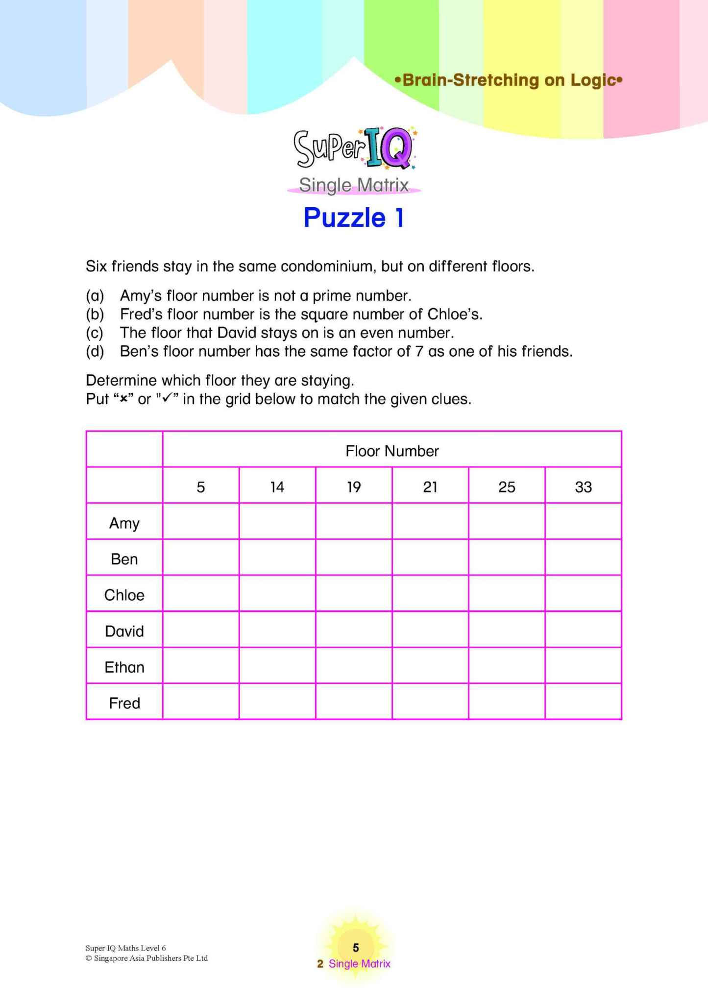 SUPER IQ Maths Level 6 (11-12 years)