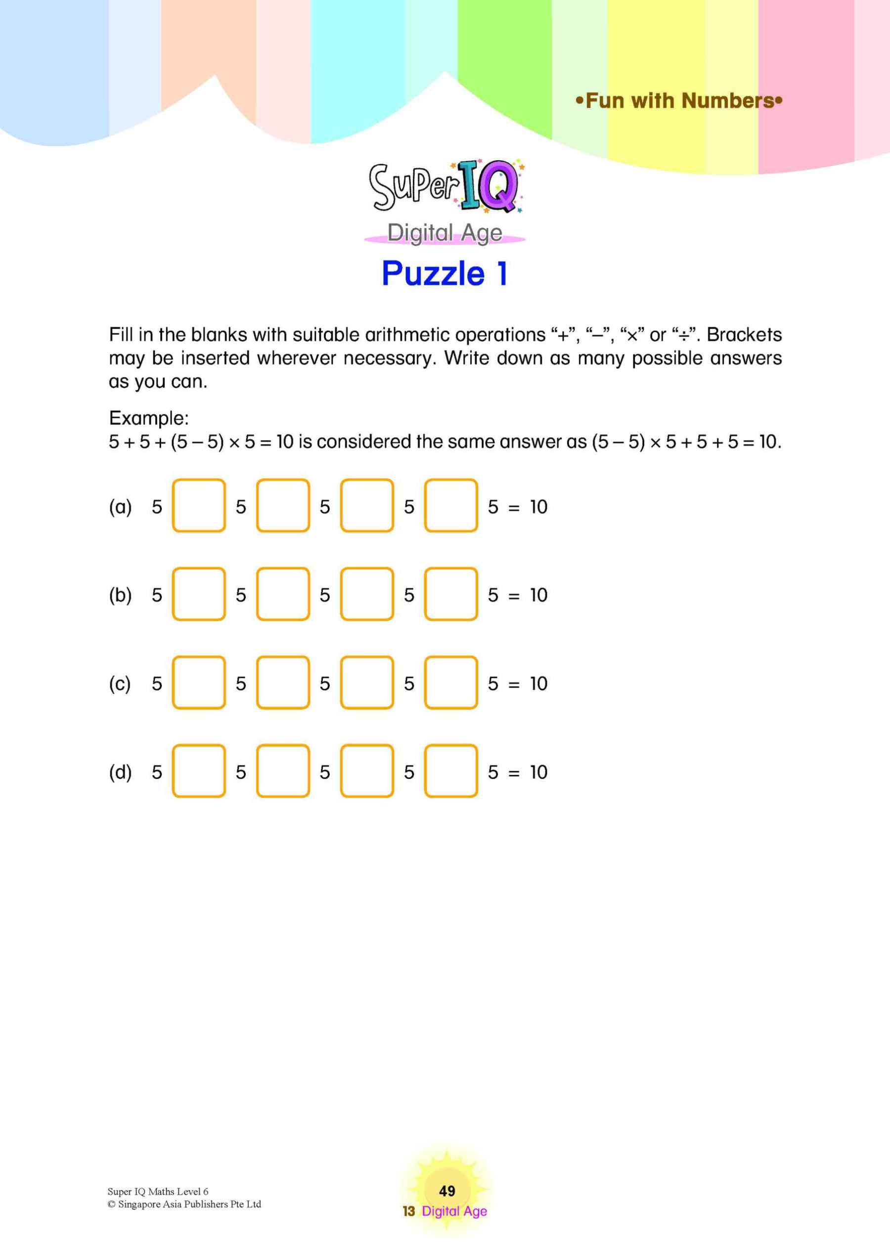 SUPER IQ Maths Level 6 (11-12 years)