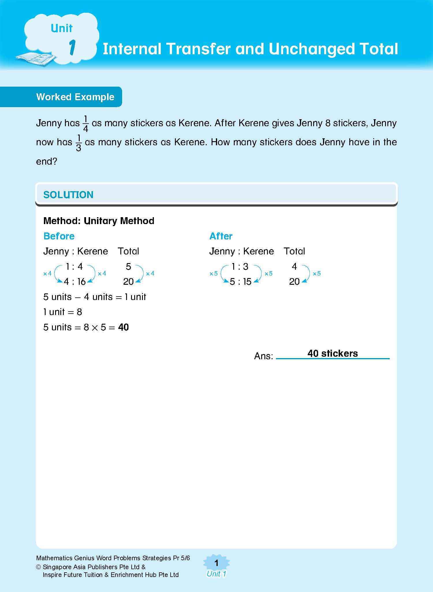 MATHEMATICS GENIUS WORD PROBLEMS STRATEGIES PRIMARY 5/6