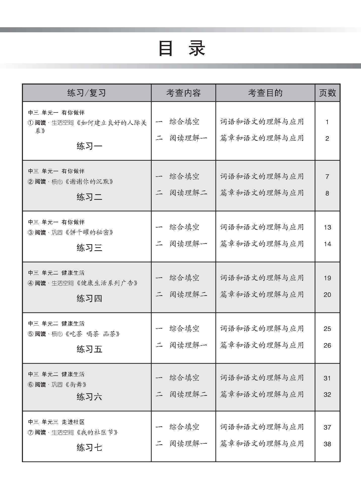 新编中三上学期适用快捷华文课文练习 / Topical Lesson Exercises For Secondary 3(A) [Express Chinese]