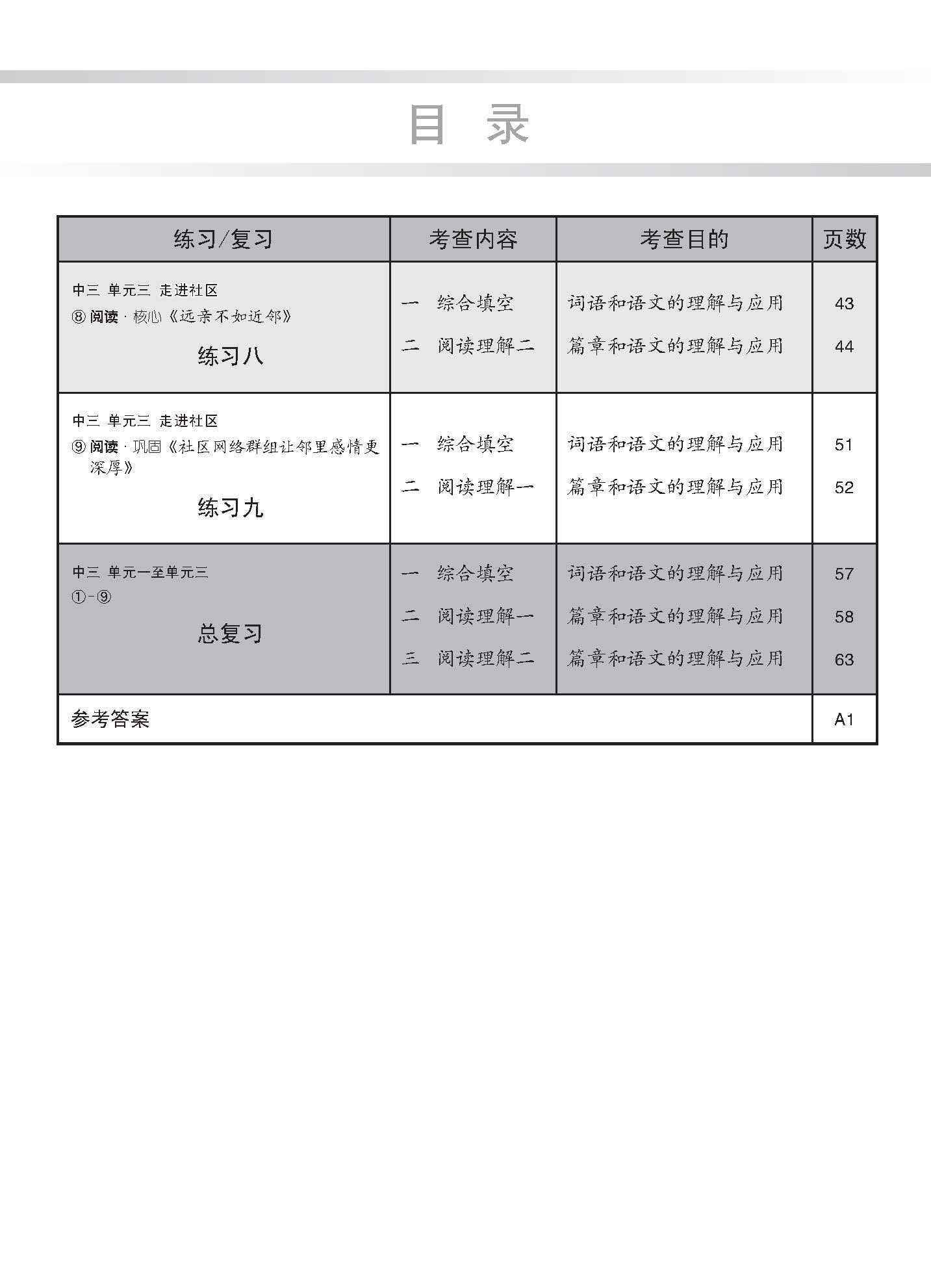 新编中三上学期适用快捷华文课文练习 / Topical Lesson Exercises For Secondary 3(A) [Express Chinese]